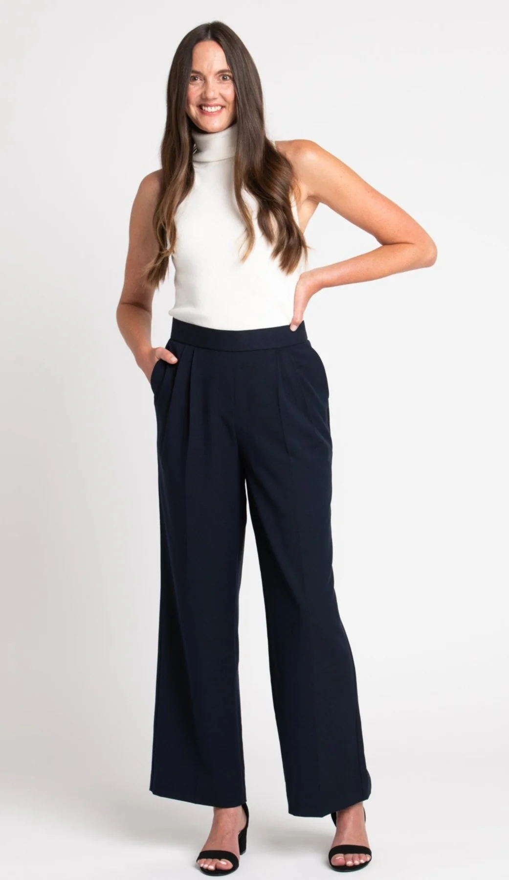 Roz & Ali™ Pleated Wide Leg Trouser Pants - Image 9