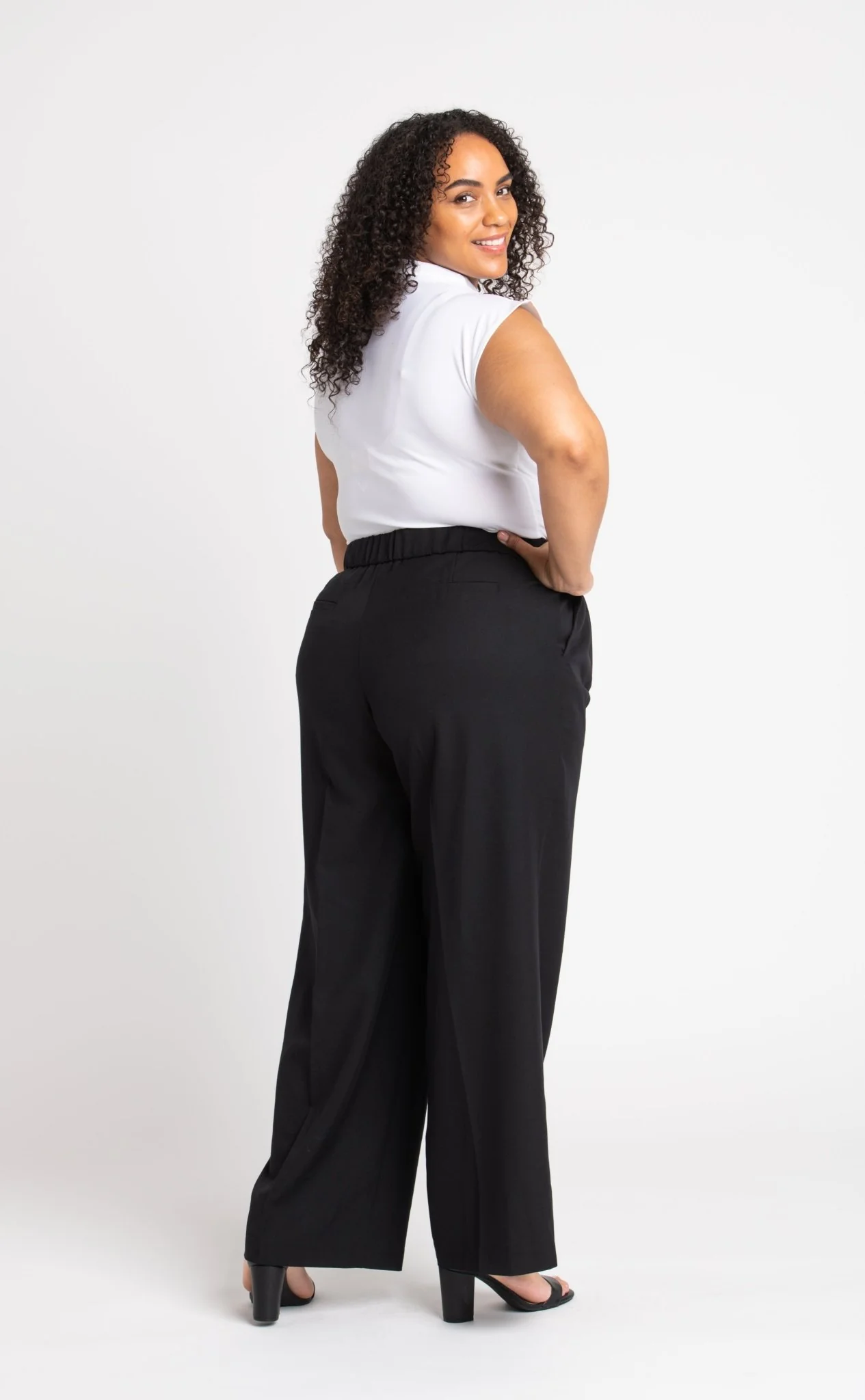 Roz & Ali™ Pleated Wide Leg Trouser Pants - Plus - Image 8