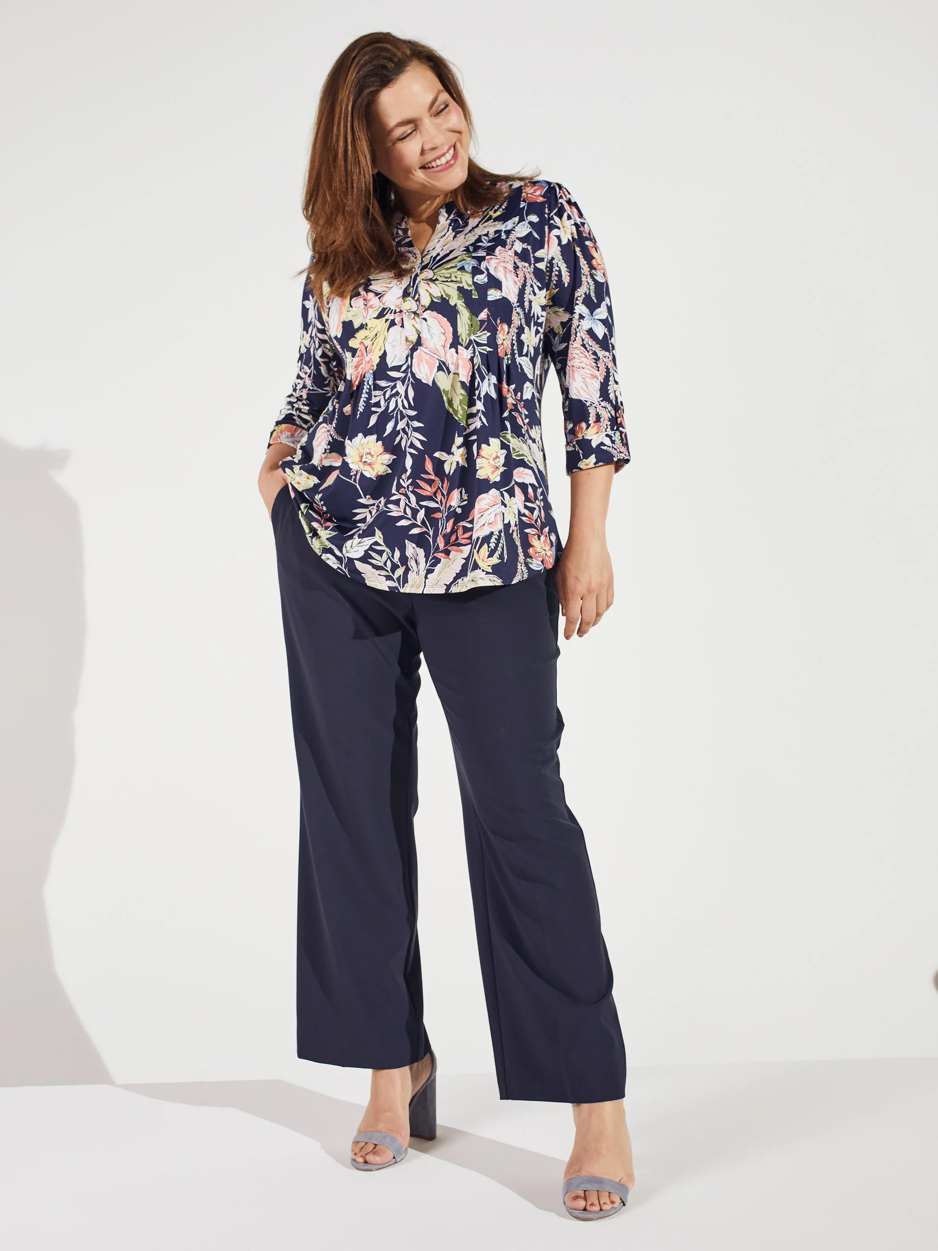 Roz & Ali™ Secret Agent Tummy Control Classic Pants - Plus - Image 11