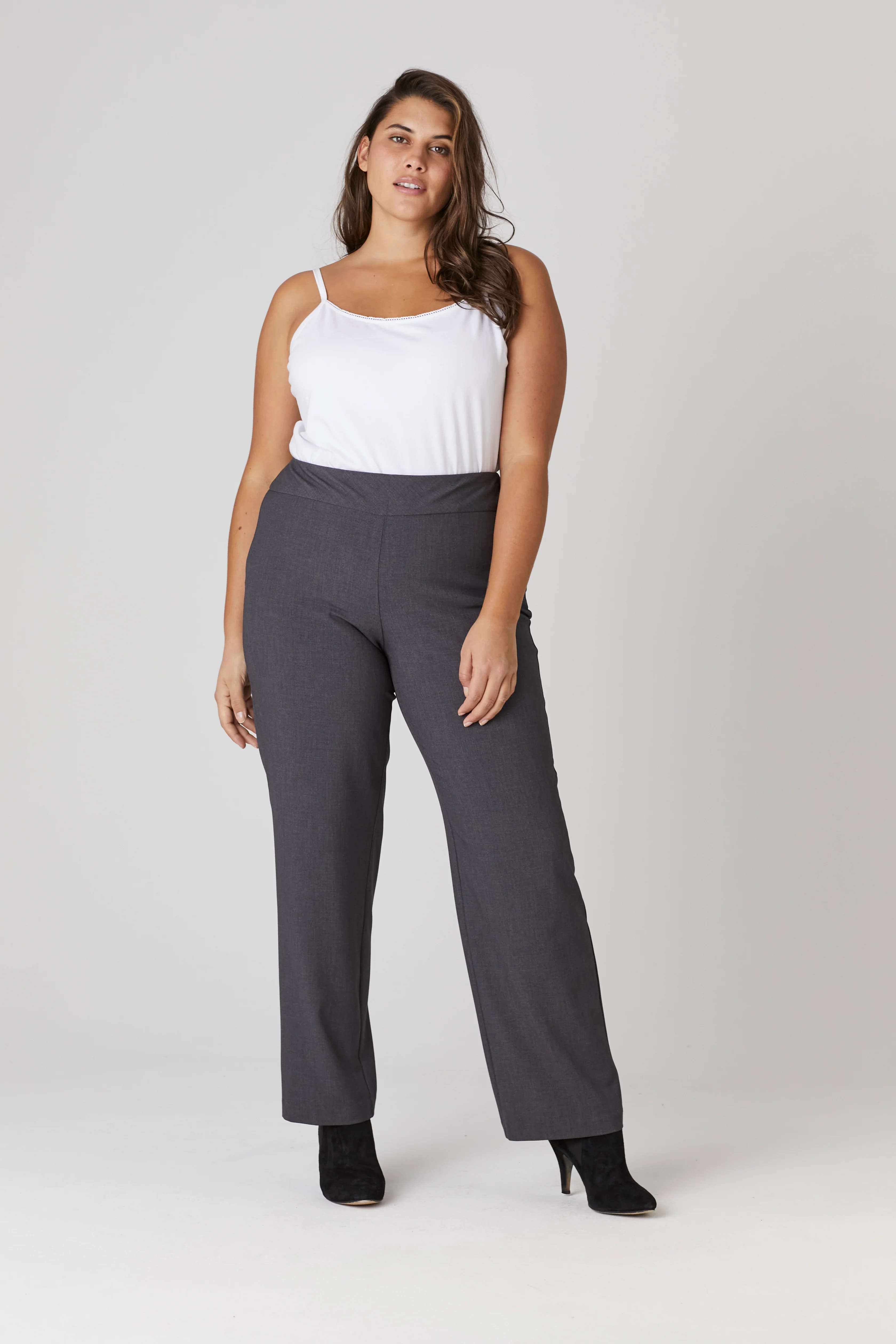Roz & Ali™ Secret Agent Tummy Control Classic Pants - Plus - Short Length - Image 23