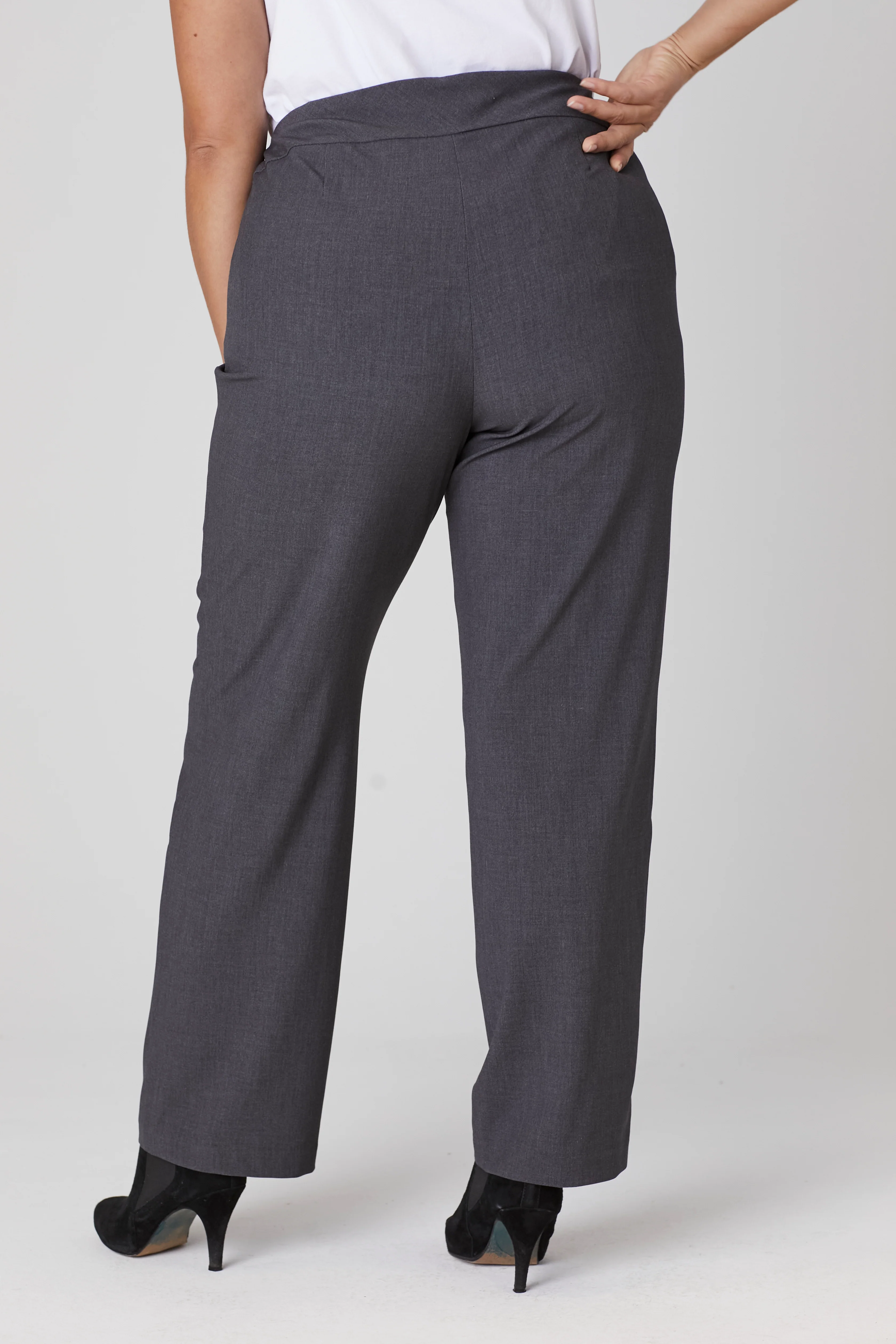Roz & Ali™ Secret Agent Tummy Control Classic Pants - Plus - Short Length - Image 24