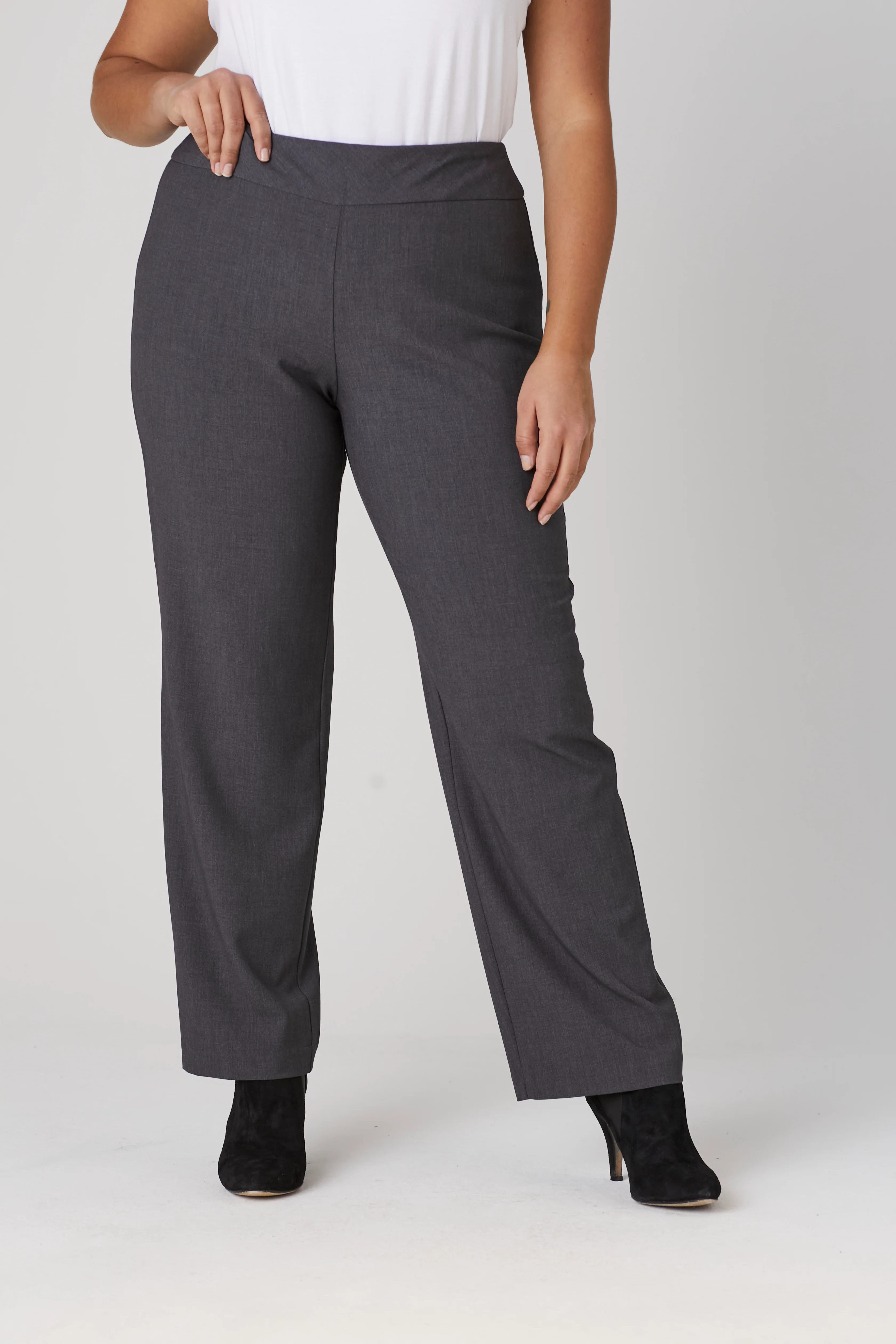 Roz & Ali™ Secret Agent Tummy Control Classic Pants - Plus - Short Length - Image 26