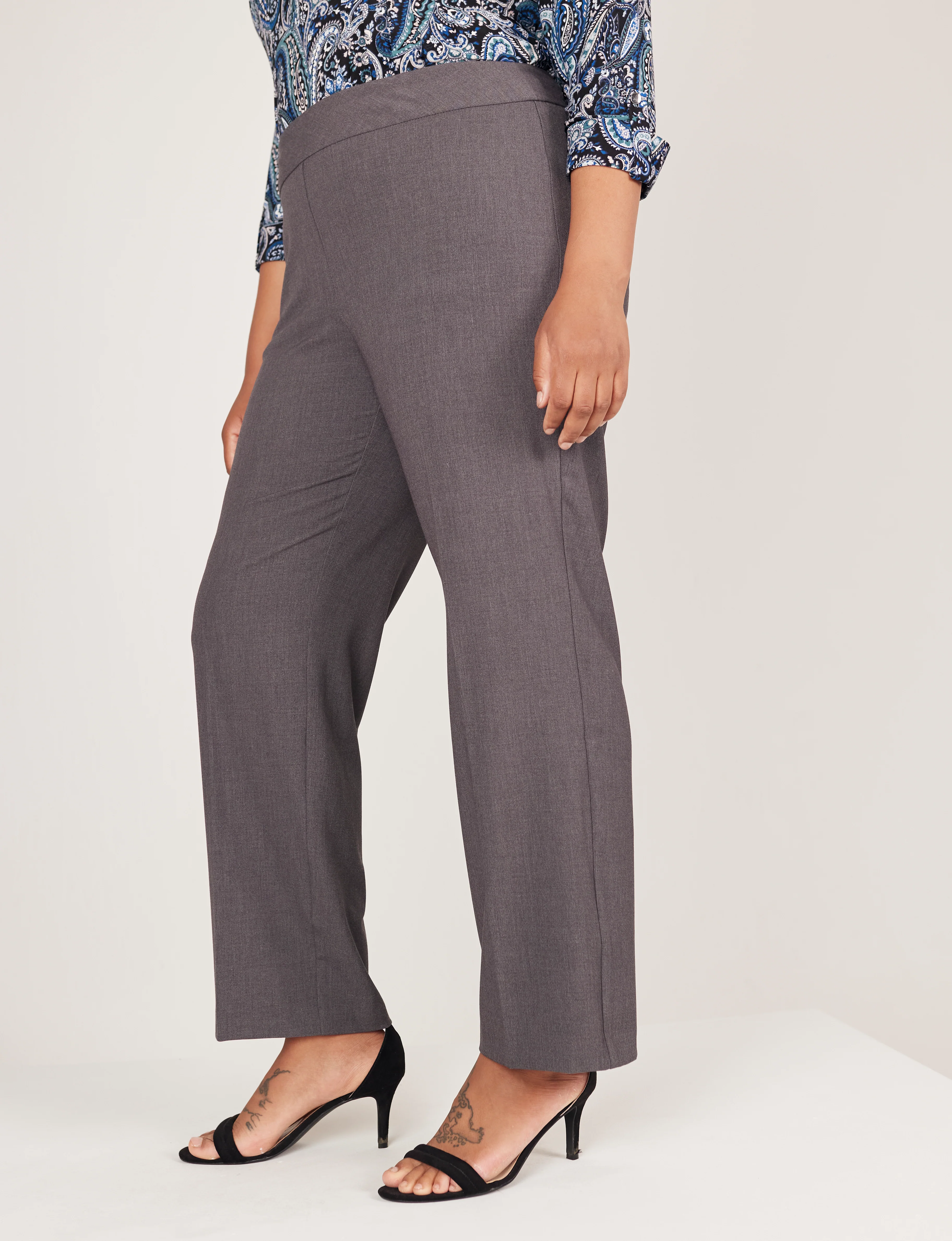 Roz & Ali™ Secret Agent Tummy Control Classic Pants - Plus - Tall Length - Image 11