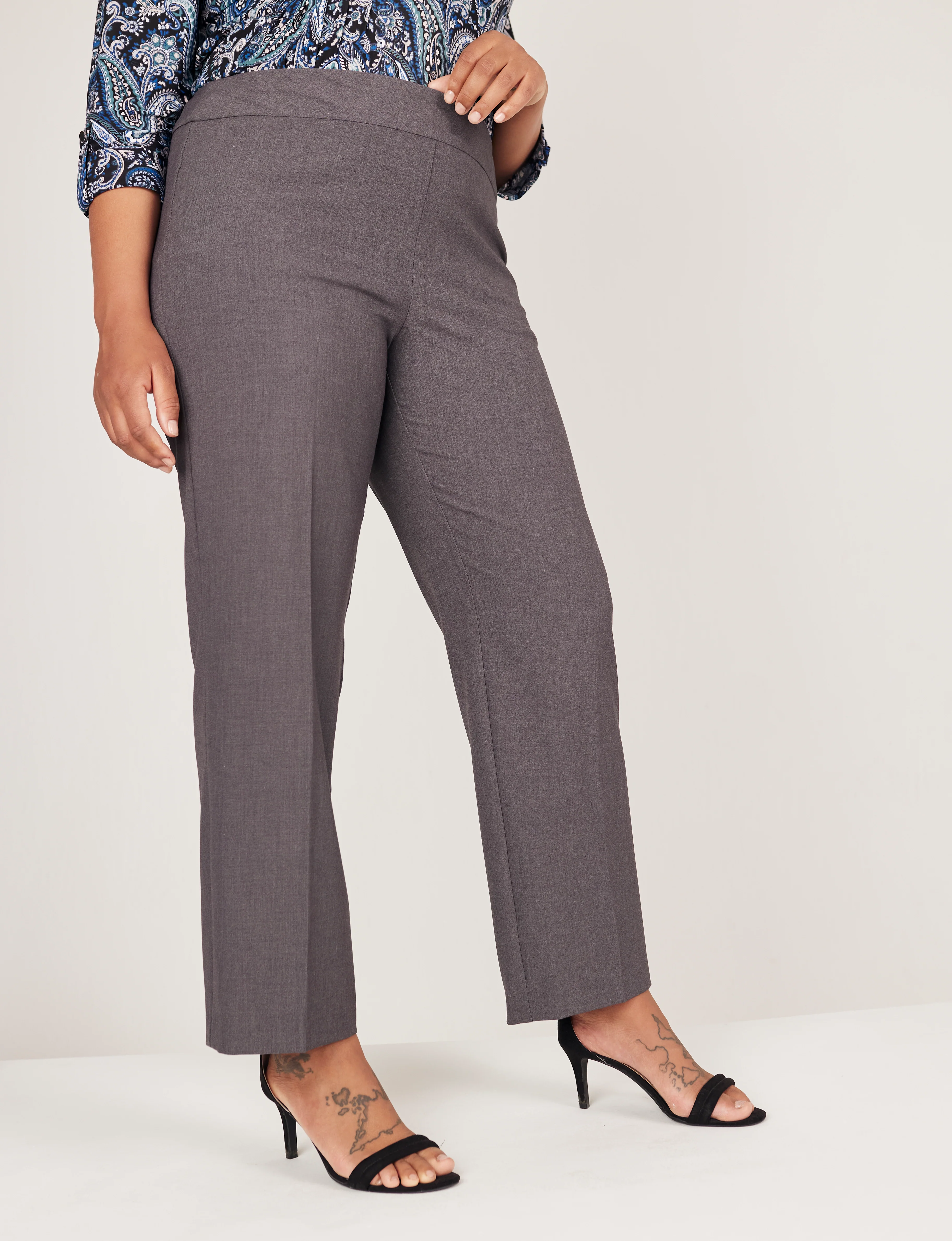 Roz & Ali™ Secret Agent Tummy Control Classic Pants - Plus - Tall Length - Image 9
