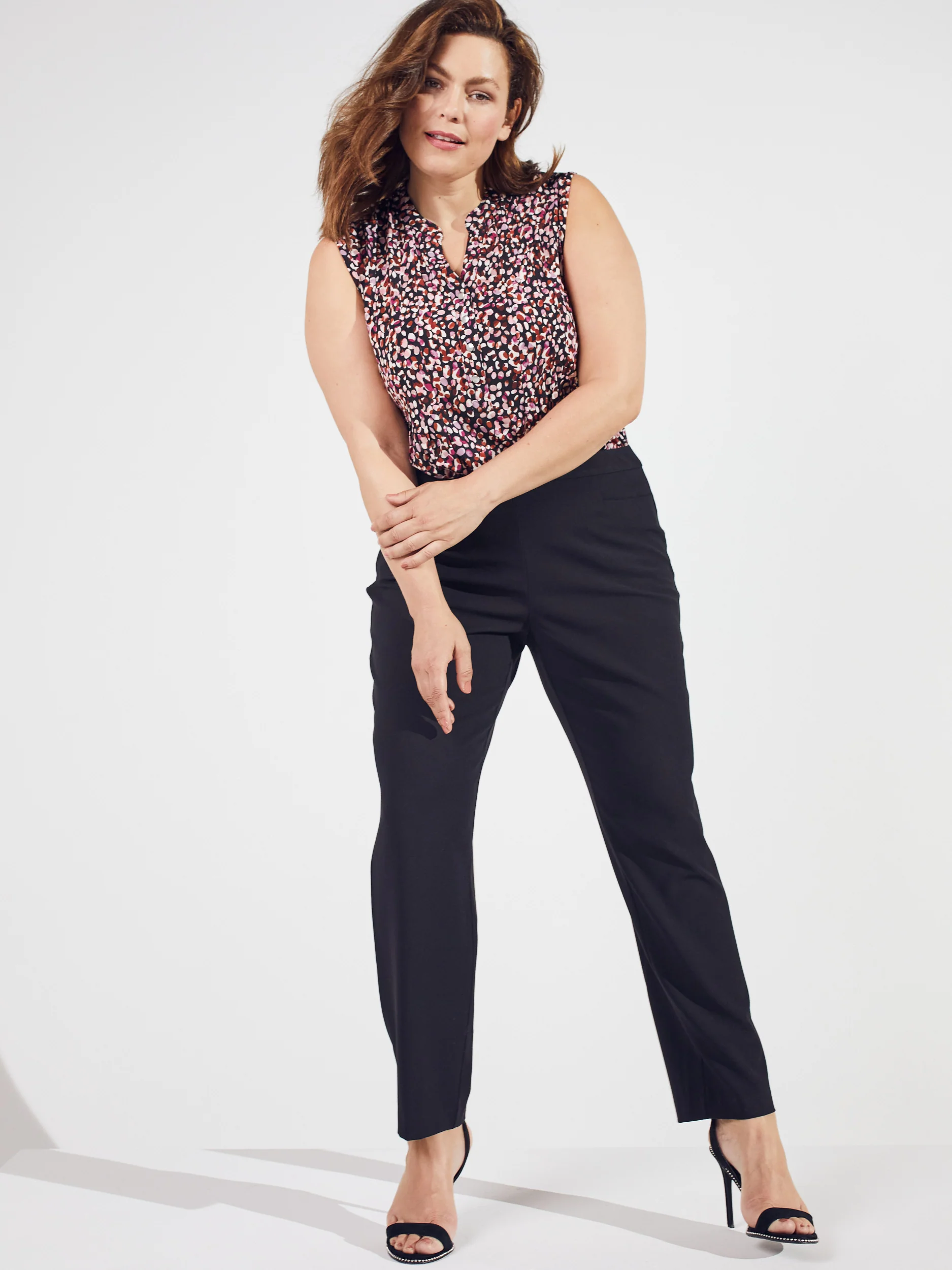 Roz & Ali™ Secret Agent Tummy Control Taper Pants - Plus - Image 12