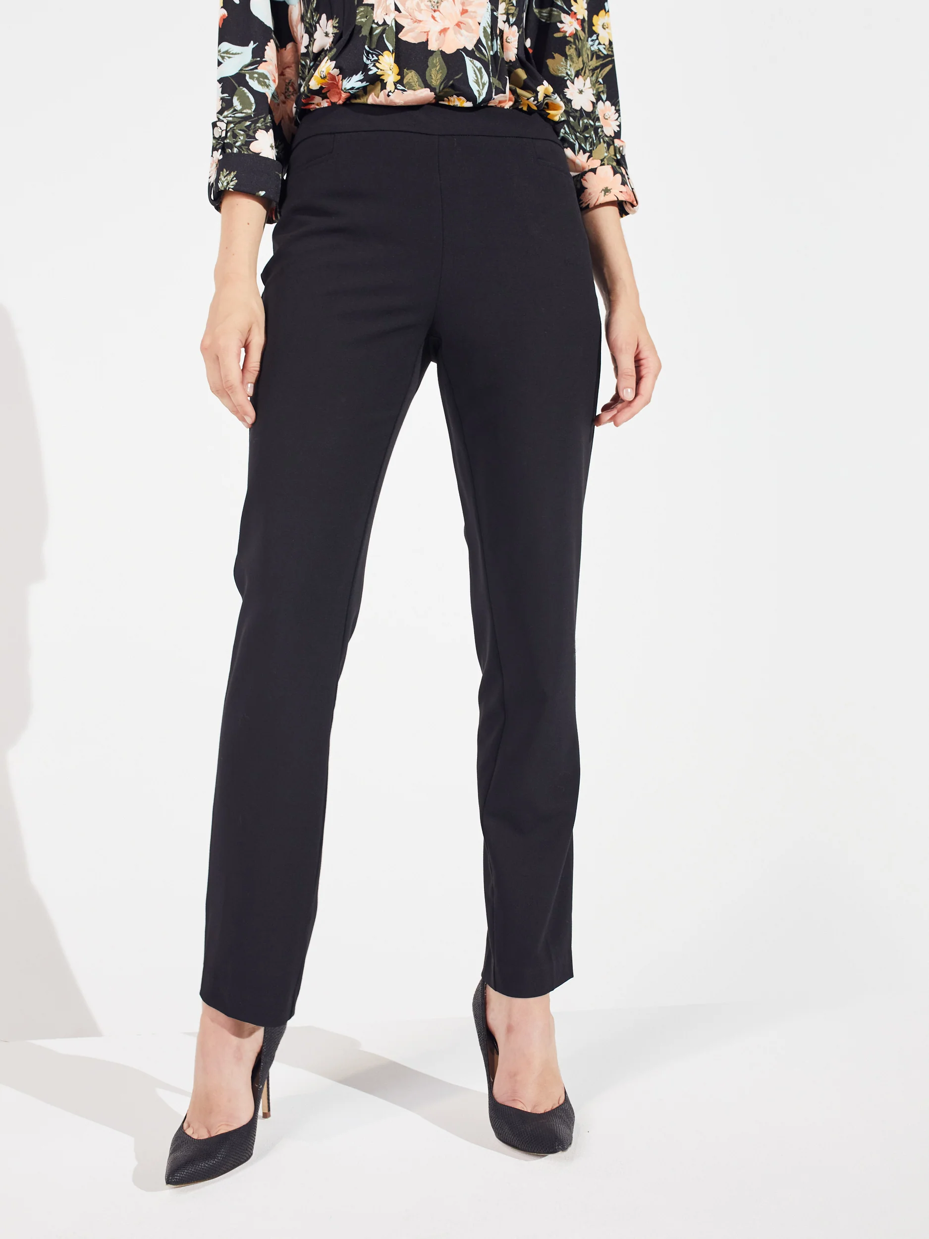 Roz & Ali™ Secret Agent Tummy Control Taper Pants - Tall Length - Image 14