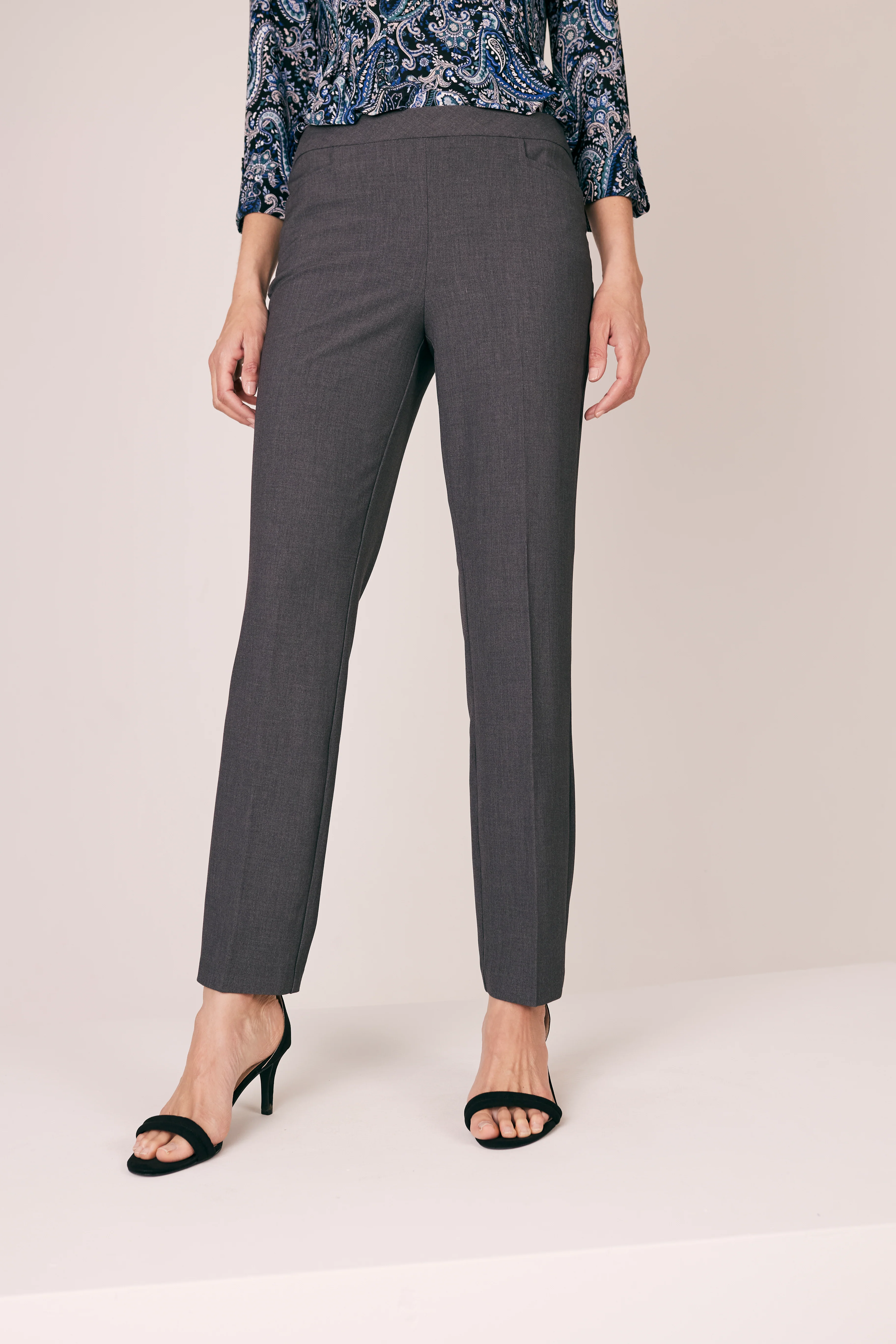 Roz & Ali™ Secret Agent Tummy Control Taper Pants - Tall Length - Image 2