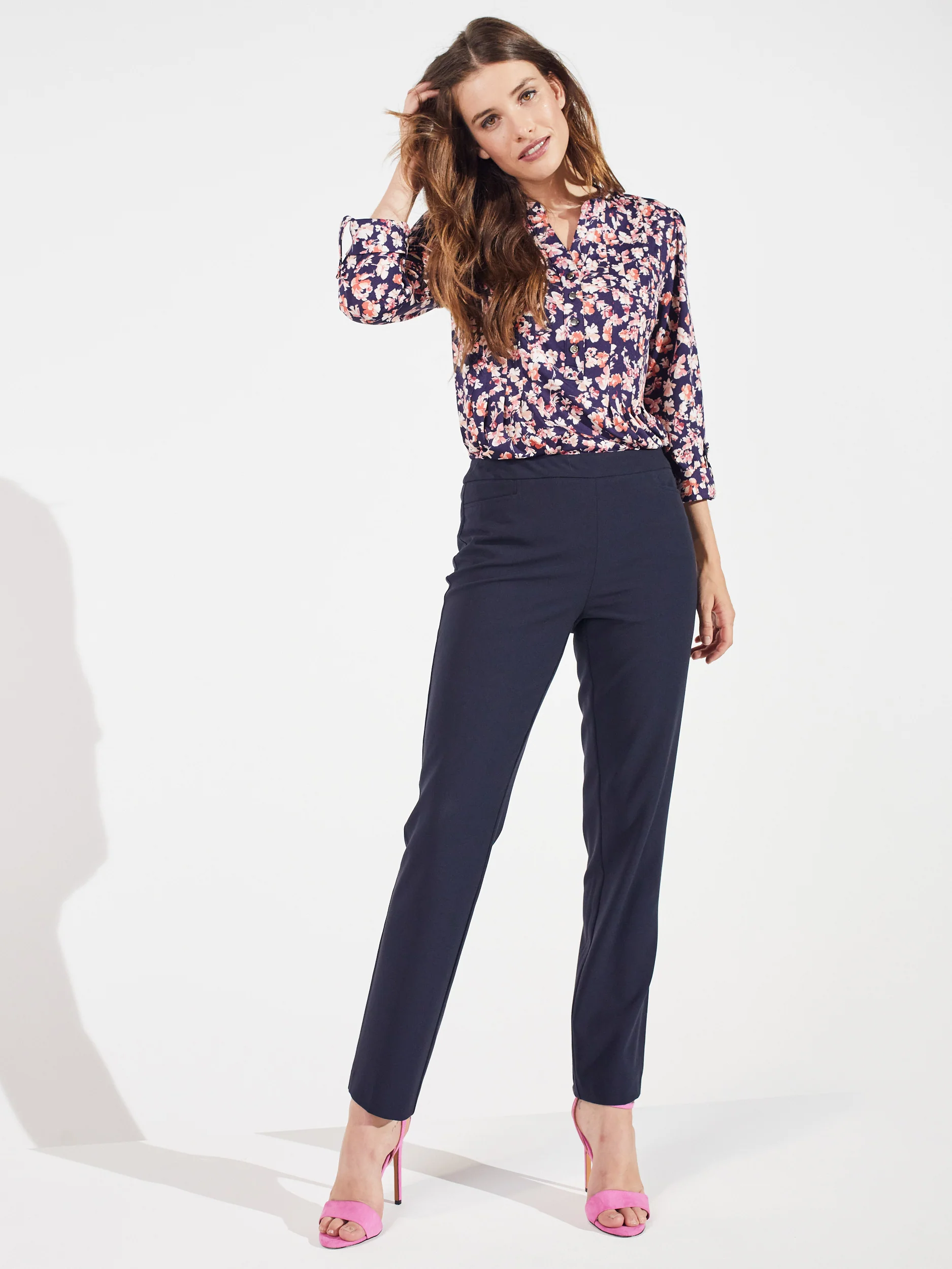 Roz & Ali™ Secret Agent Tummy Control Taper Pants - Tall Length - Image 26