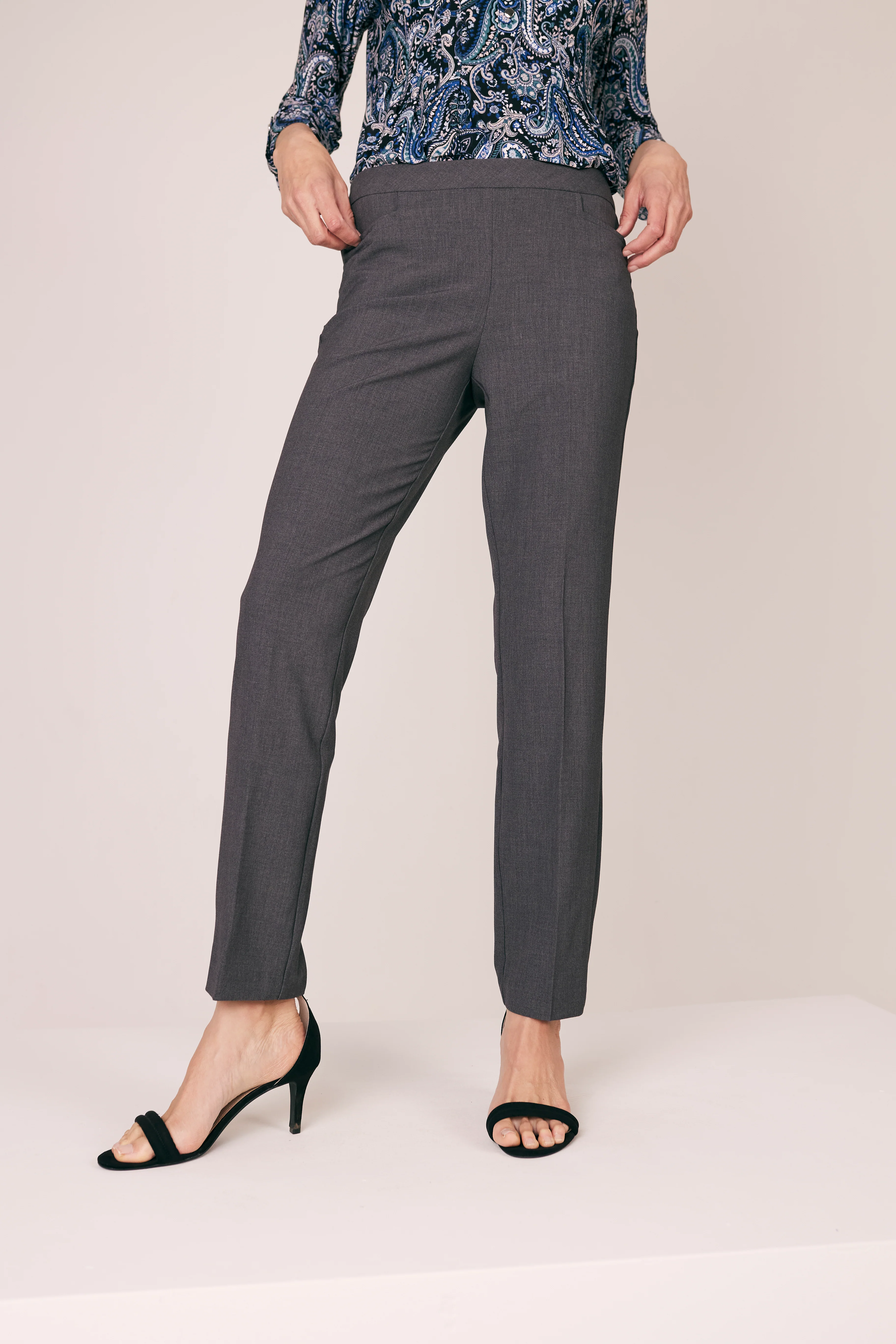 Roz & Ali™ Secret Agent Tummy Control Taper Pants - Tall Length - Image 3
