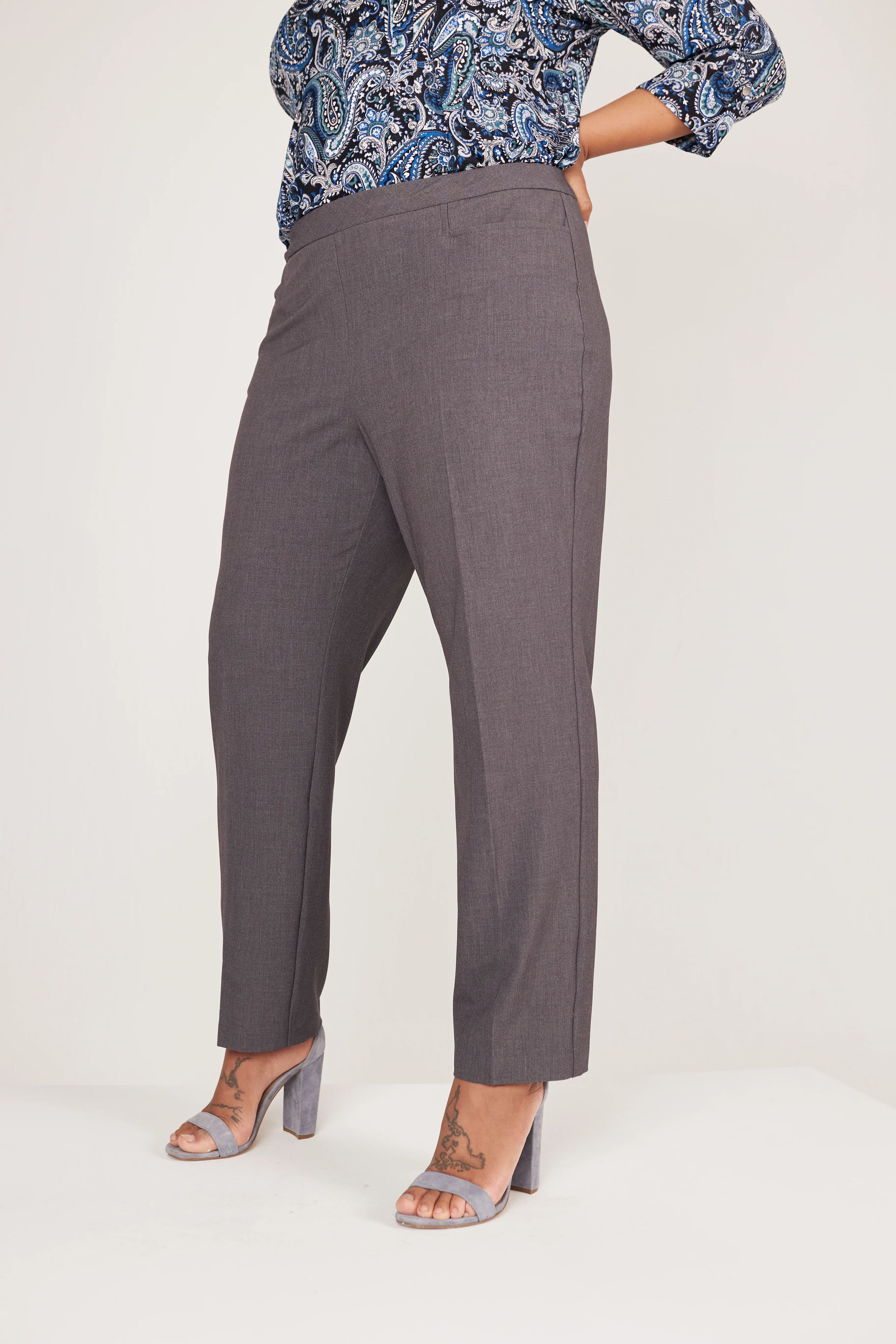 Roz & Ali™ Secret Agent Tummy Control Taper Pants - Plus - Image 20