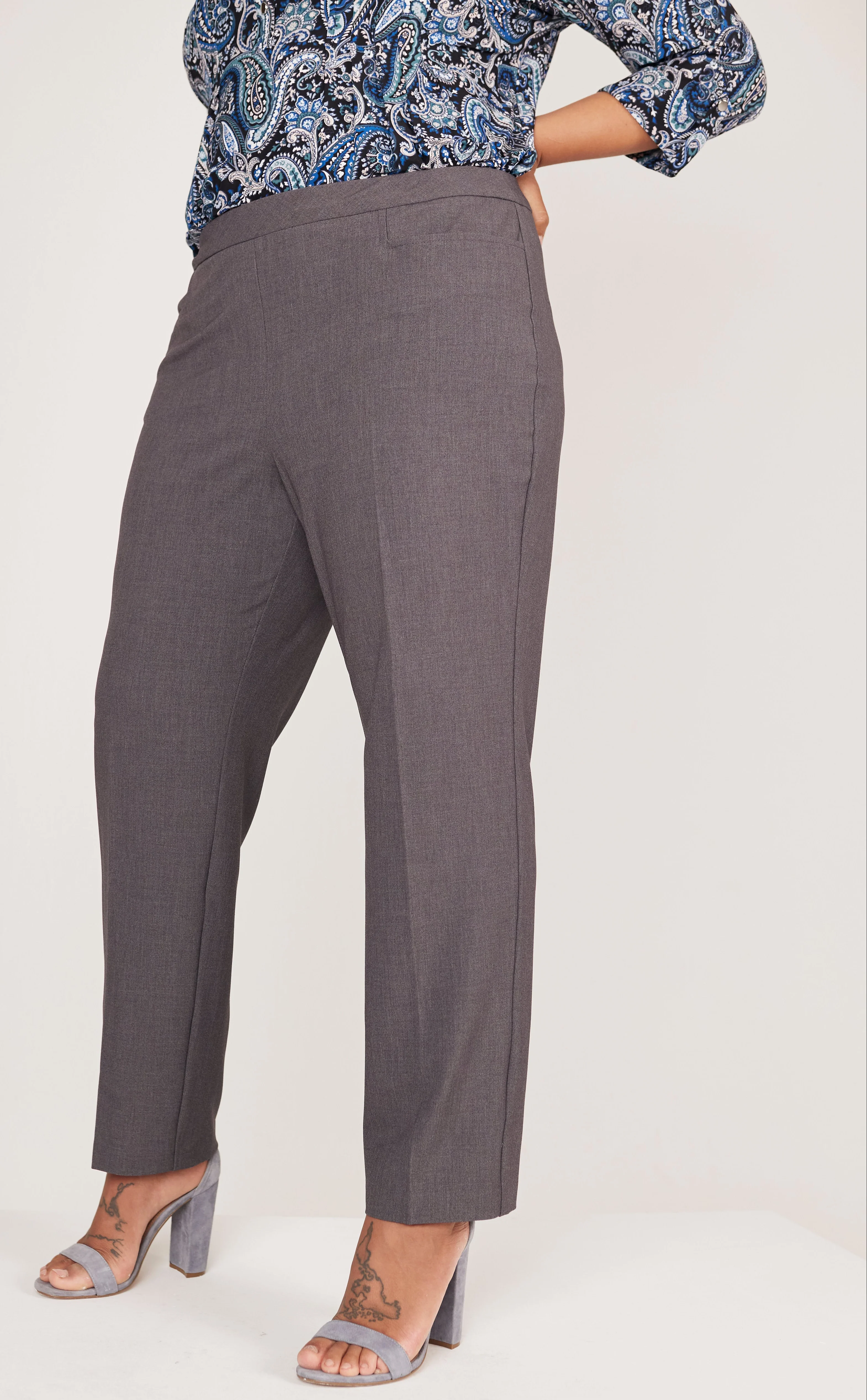 Roz & Ali™ Secret Agent Tummy Control Taper Pants - Plus - Image 19