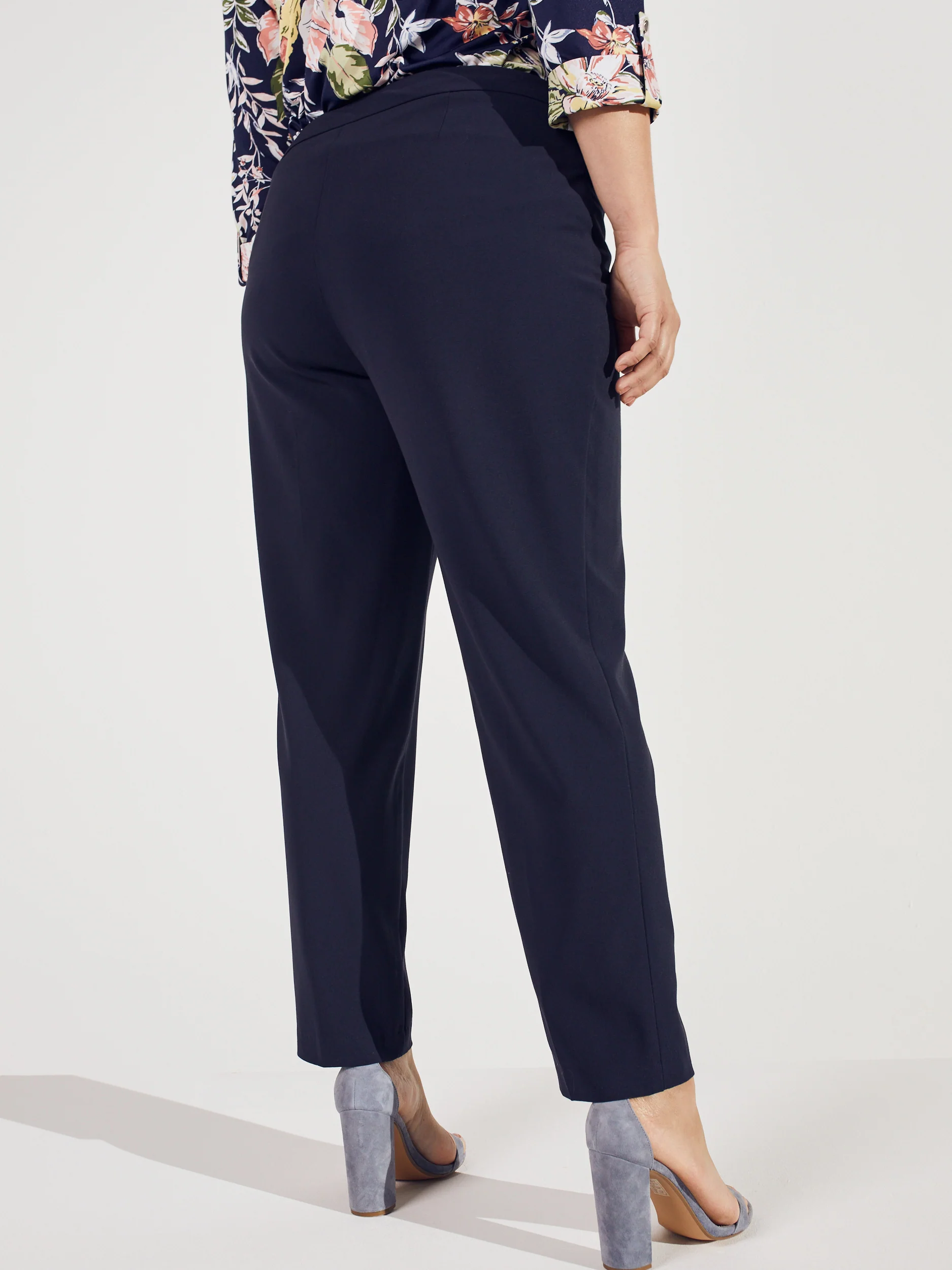 Roz & Ali™ Secret Agent Tummy Control Taper Pants - Plus - Short Length - Image 17