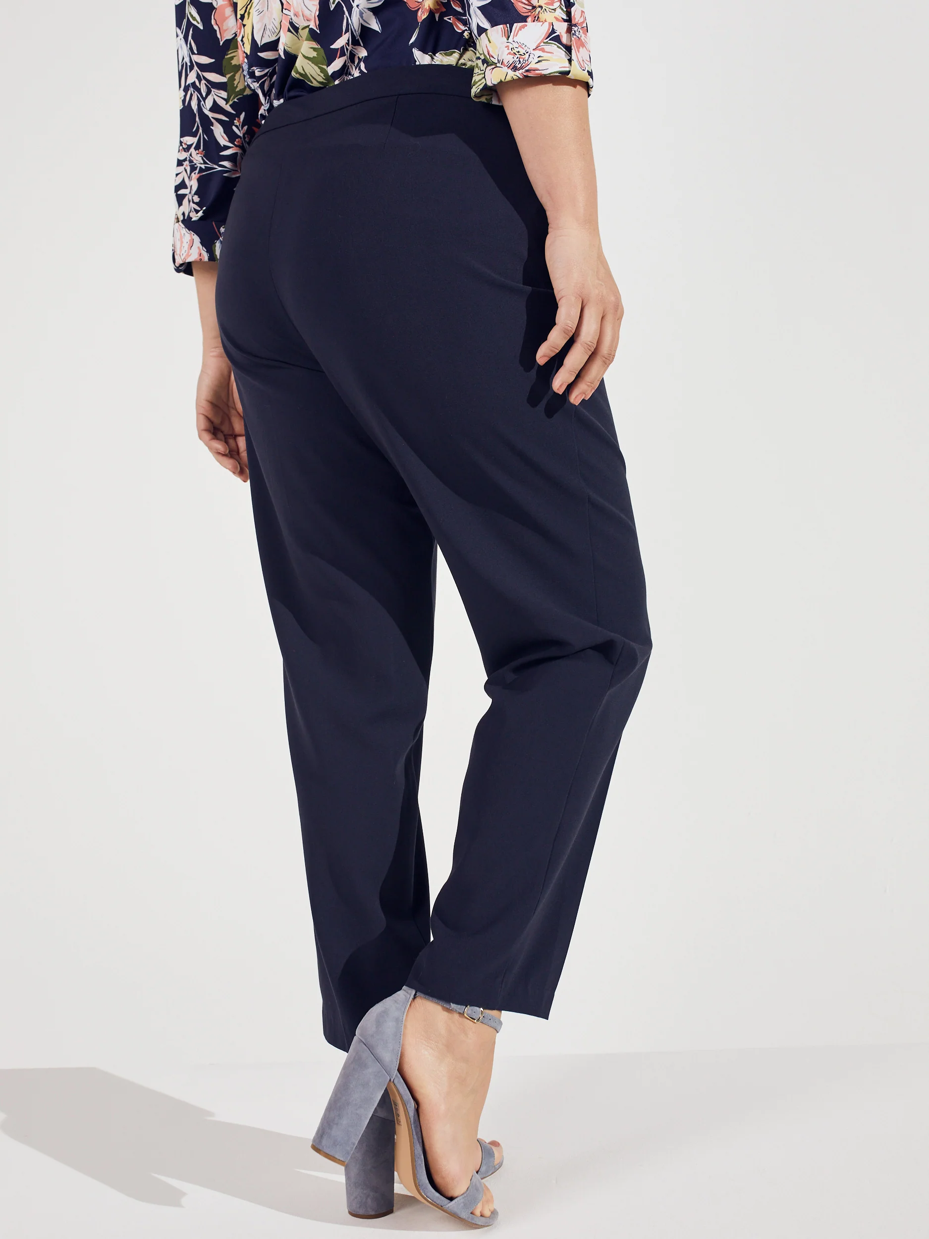 Roz & Ali™ Secret Agent Tummy Control Taper Pants - Plus - Short Length - Image 19