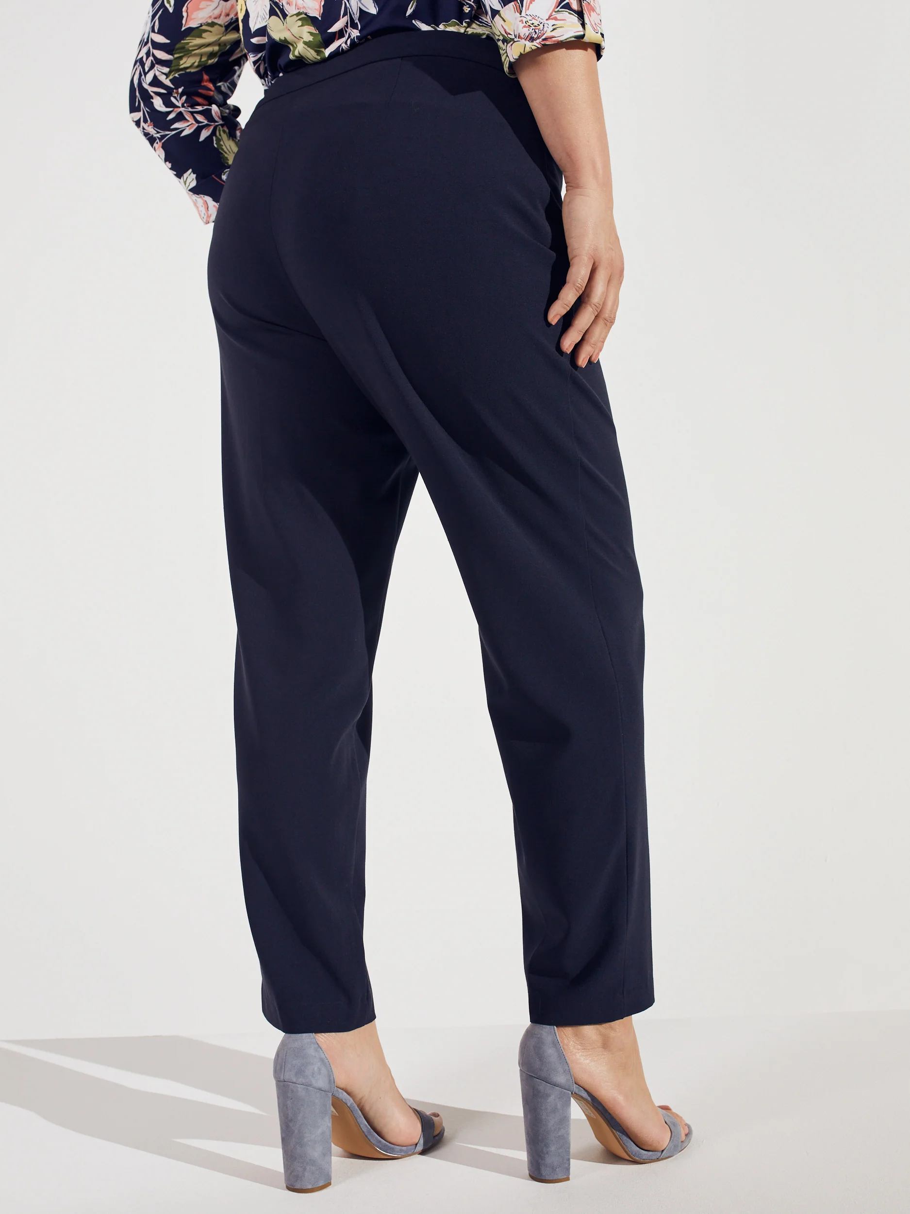 Roz & Ali™ Secret Agent Tummy Control Taper Pants - Plus - Short Length - Image 22
