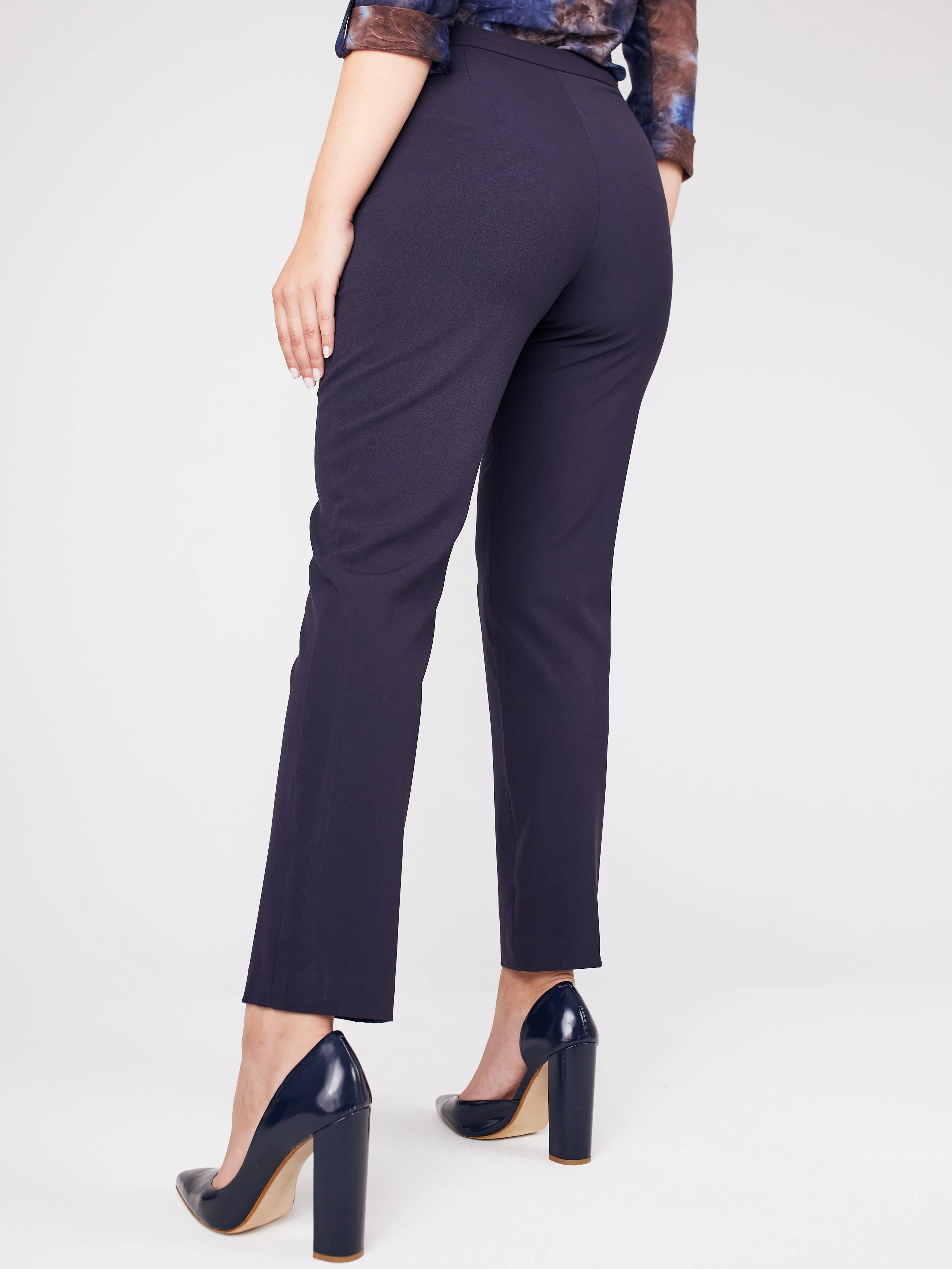 Roz & Ali™ Secret Agent Tummy Control Taper Pants - Petite - Image 11