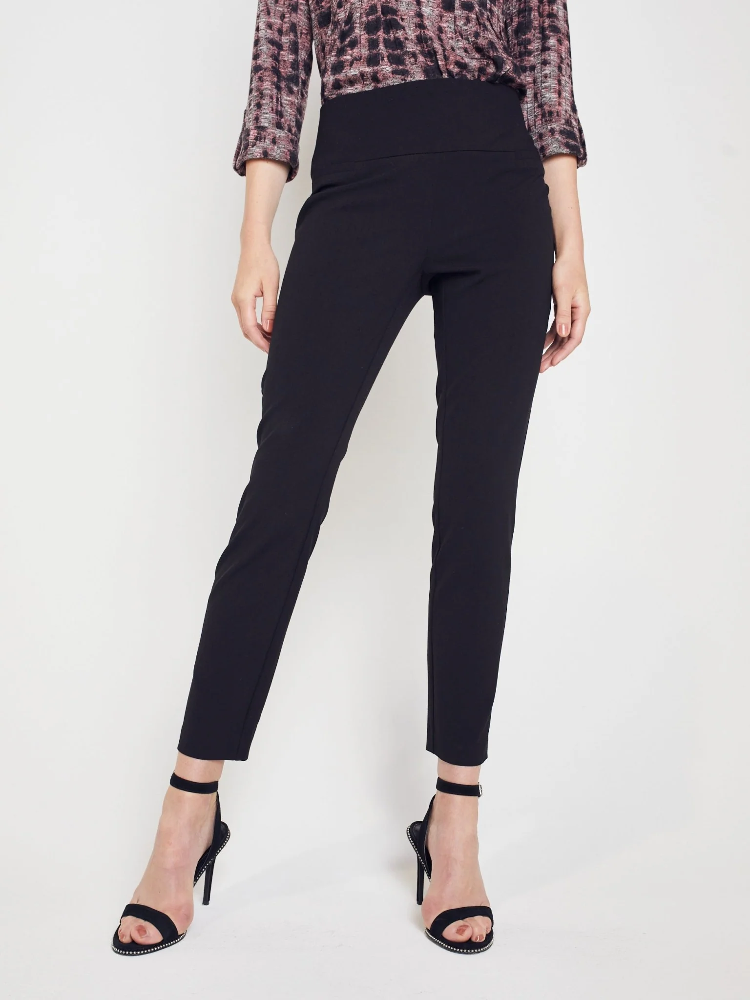 Roz & Ali™ Secret Agent Pants Tummy Control  Slim Leg Pants - Image 10