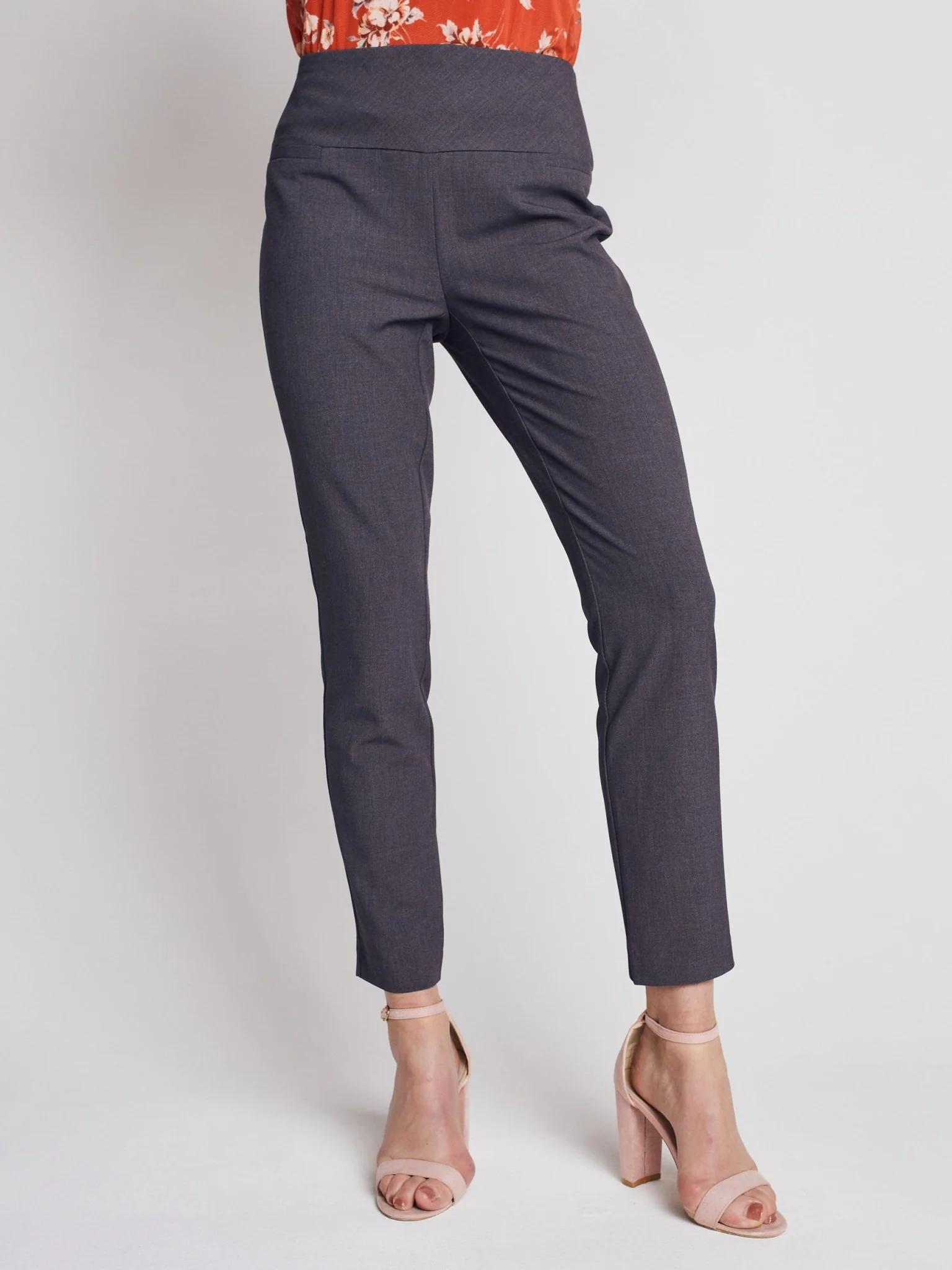 Roz & Ali™ Secret Agent Pants Tummy Control  Slim Leg Pants - Image 12