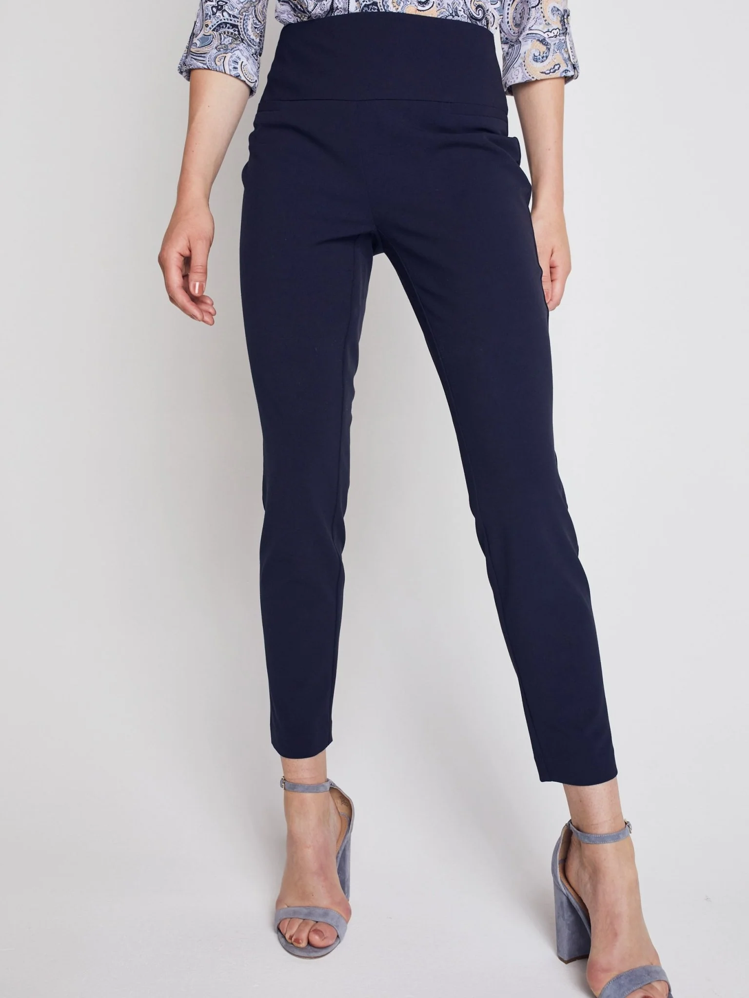Roz & Ali™ Secret Agent Pants Tummy Control  Slim Leg Pants - Image 23