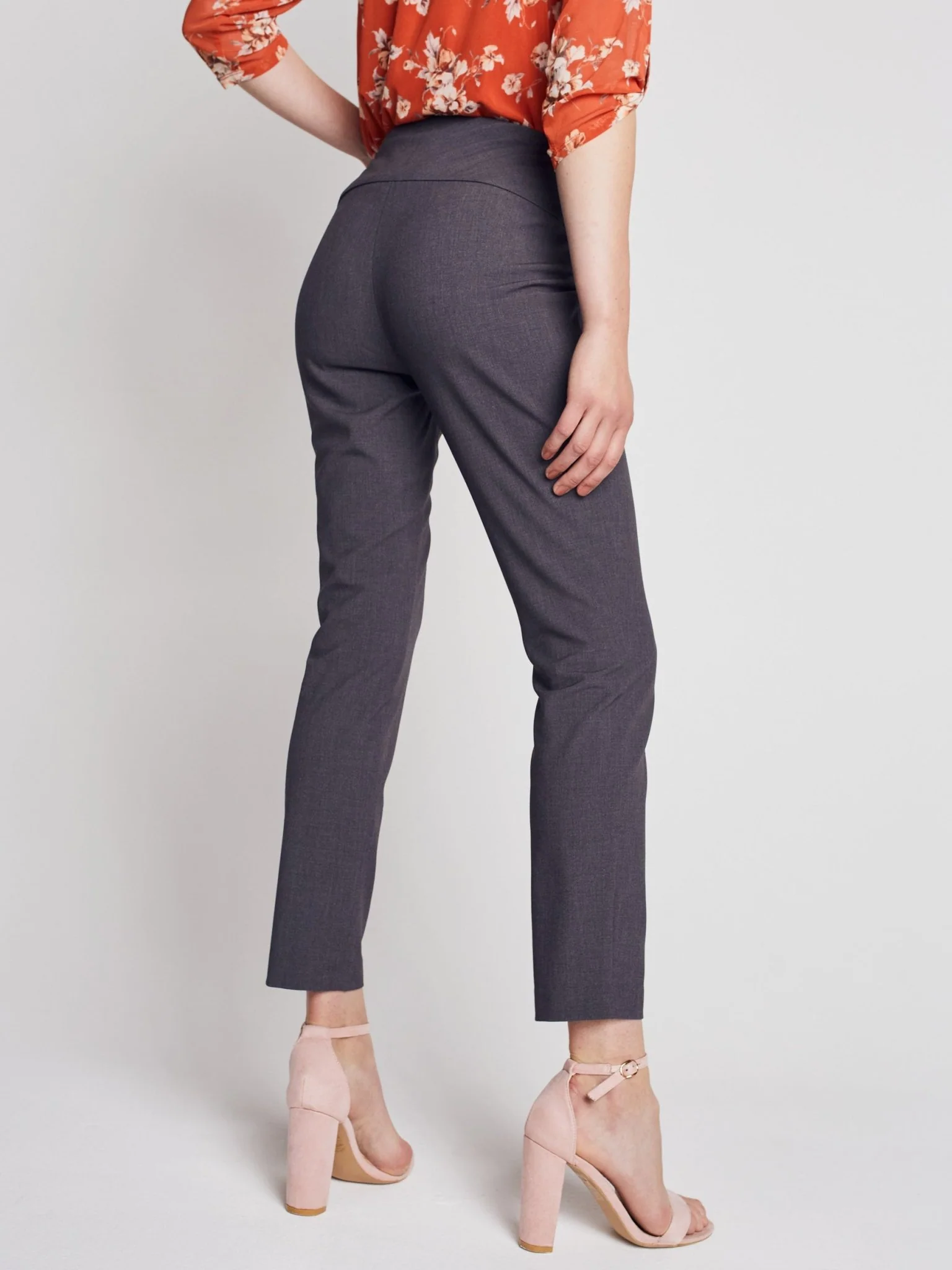 Roz & Ali™ Secret Agent Pants Tummy Control  Slim Leg Pants - Petite - Image 10