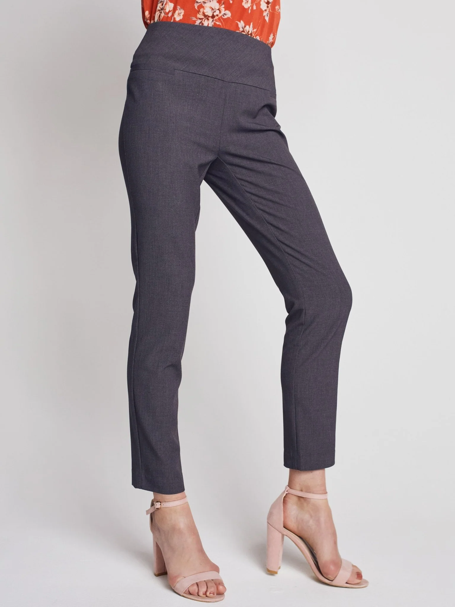 Roz & Ali™ Secret Agent Pants Tummy Control  Slim Leg Pants - Petite - Image 11