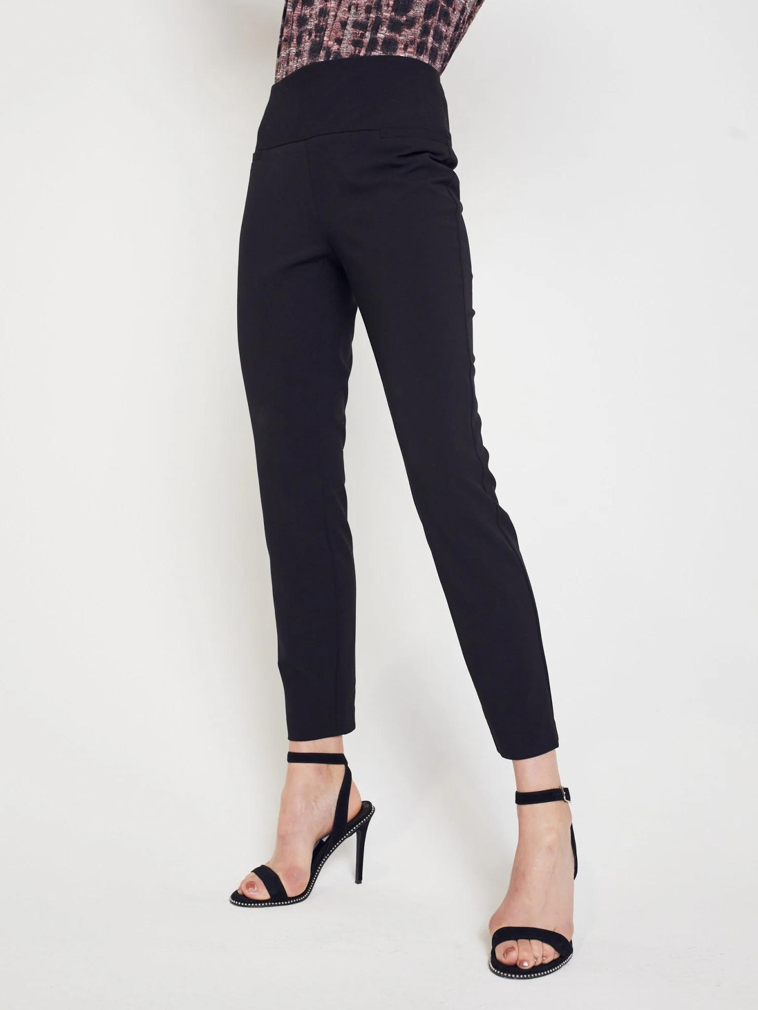 Roz & Ali™ Secret Agent Pants Tummy Control  Slim Leg Pants - Petite - Image 8