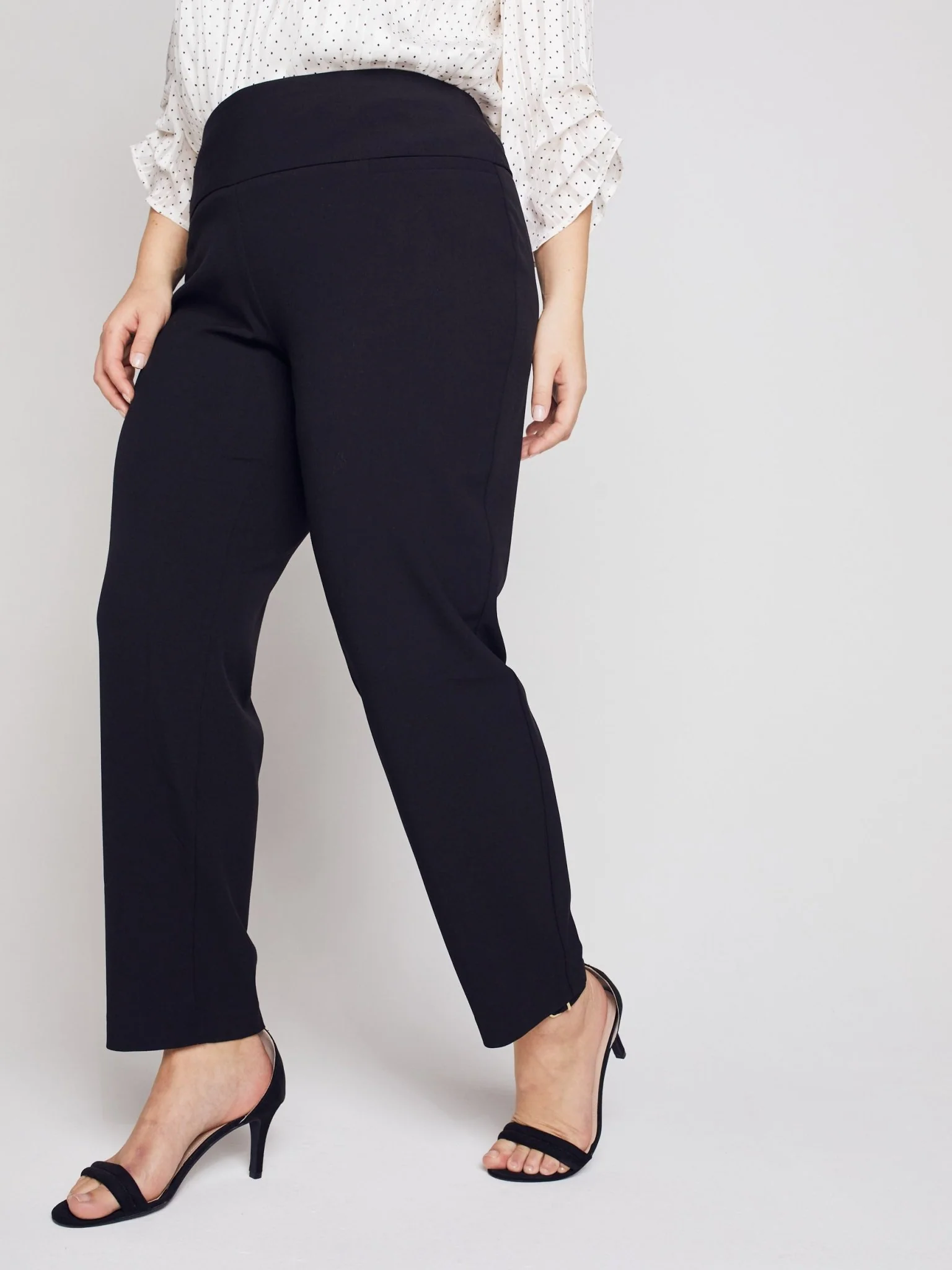 Roz & Ali™ Secret Agent Pants Tummy Control  Slim Leg Pants - Plus - Image 10