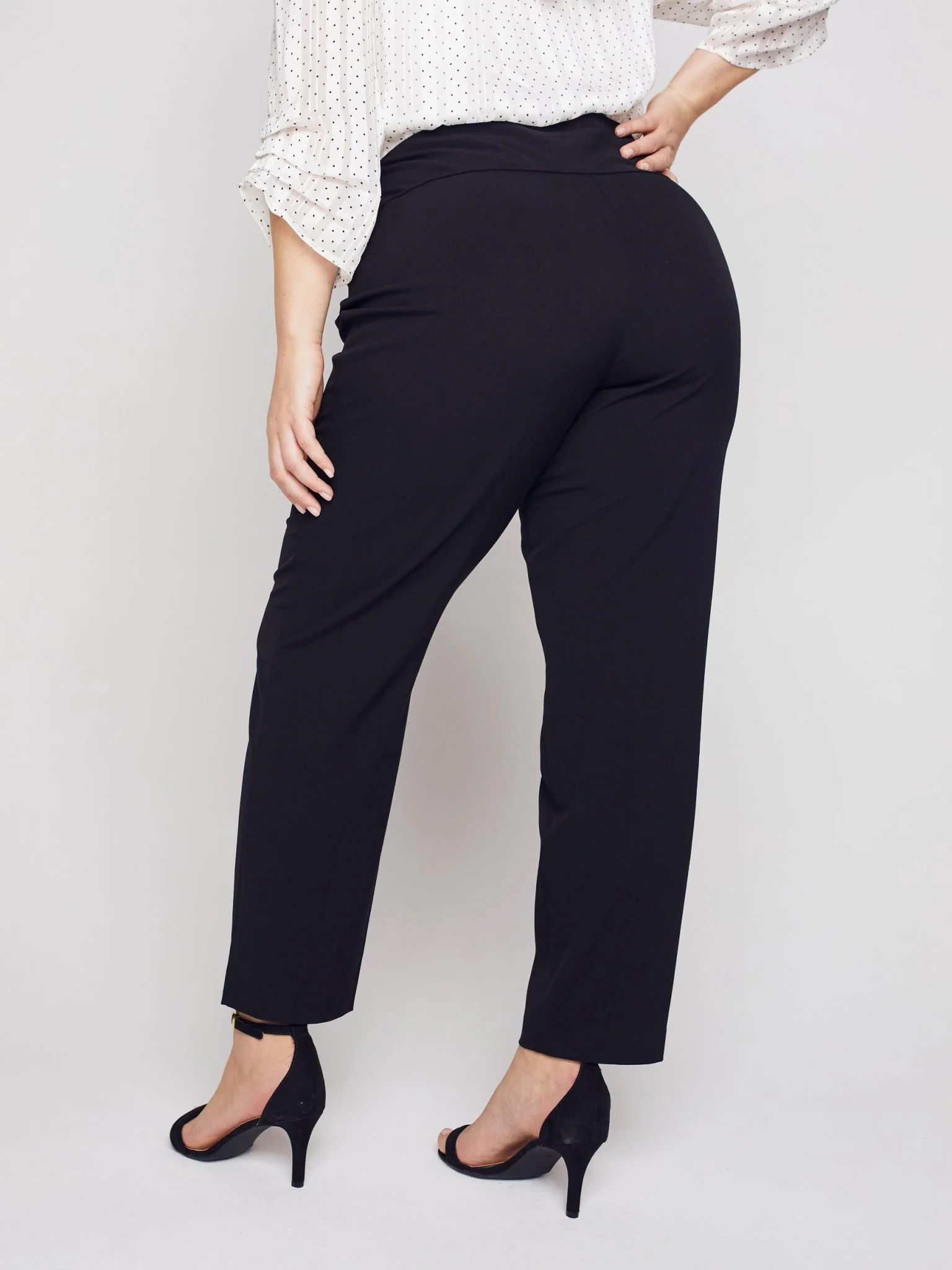 Roz & Ali™ Secret Agent Pants Tummy Control  Slim Leg Pants - Plus - Image 11
