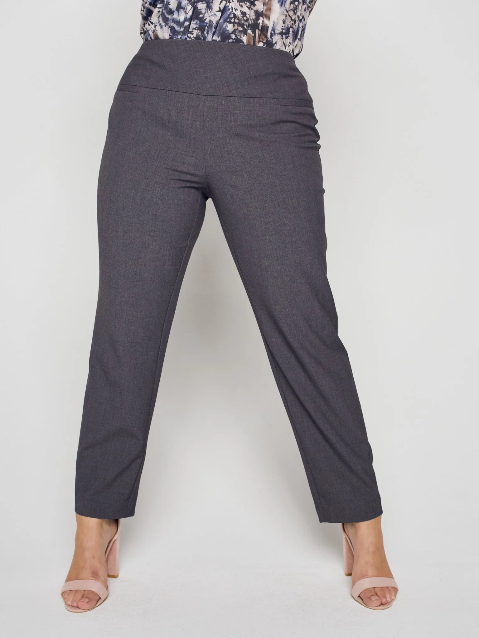 Roz & Ali™ Secret Agent Pants Tummy Control  Slim Leg Pants - Plus - Image 6