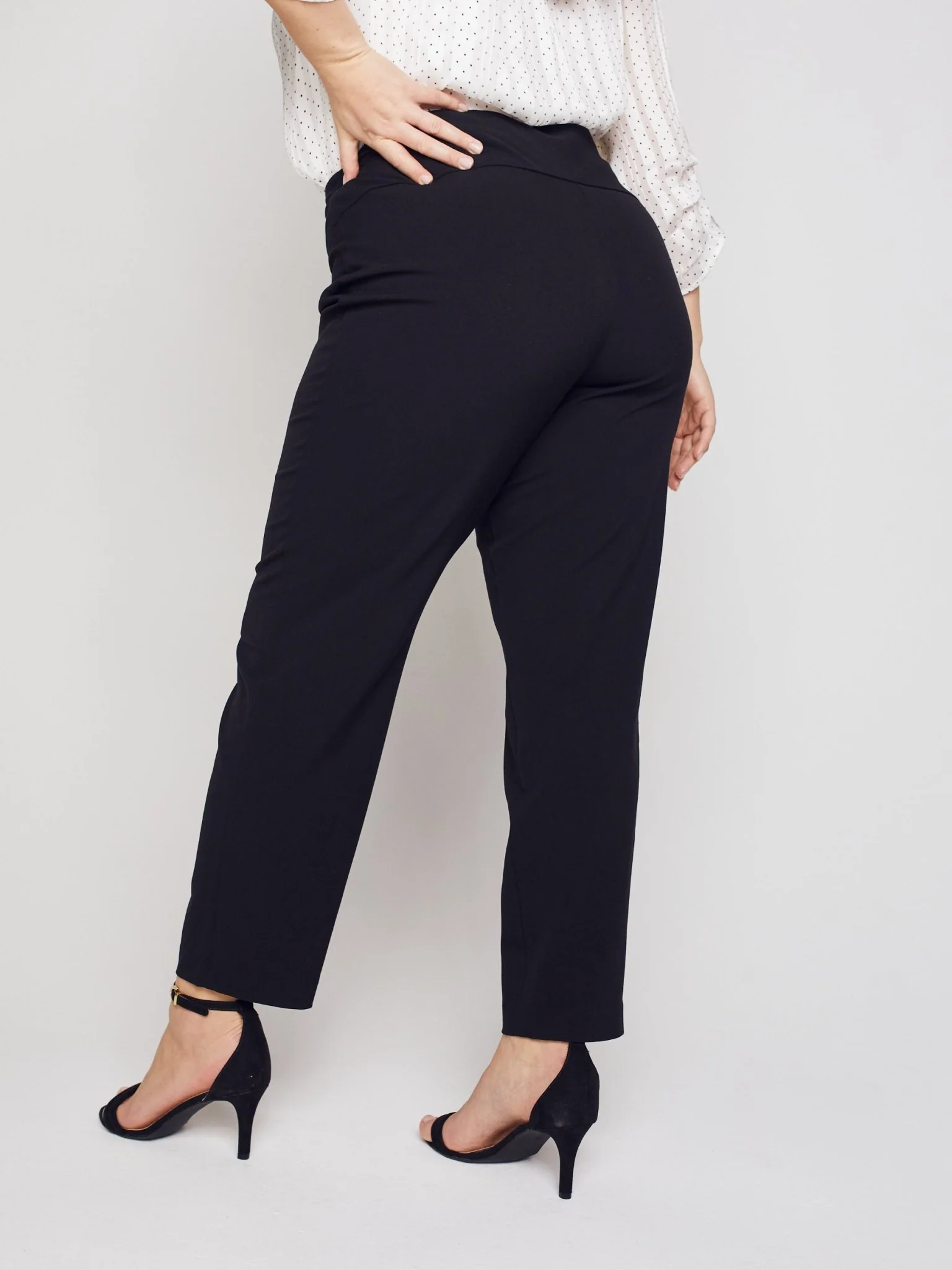 Roz & Ali™ Secret Agent Pants Tummy Control  Slim Leg Pants - Plus - Image 8