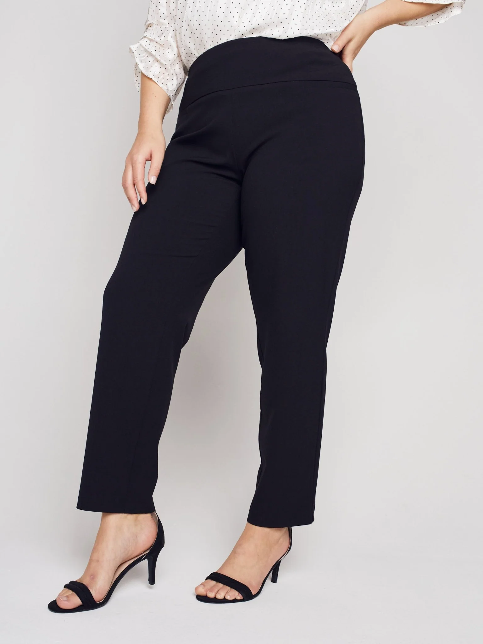 Roz & Ali™ Secret Agent Pants Tummy Control  Slim Leg Pants - Plus - Image 9