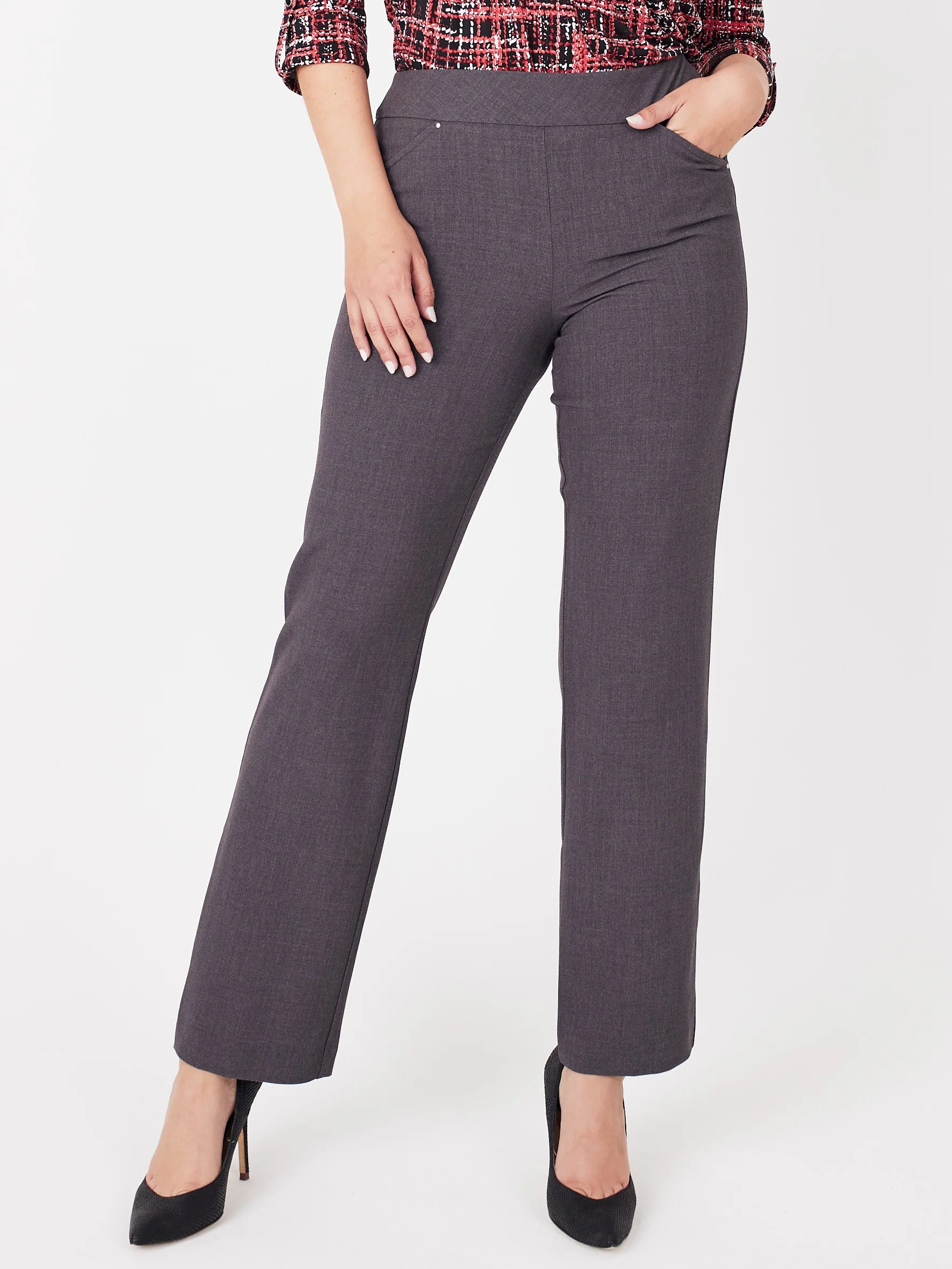 Roz & Ali™ Secret Agent Pull On Tummy Control Pants Straight Leg - Image 13