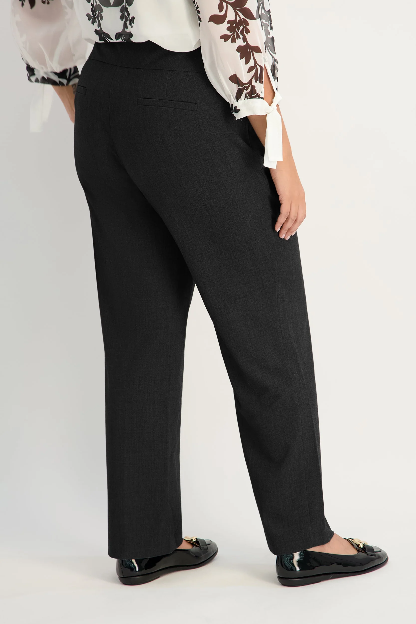 Roz & Ali™ Secret Agent Pull On Tummy Control Pants Straight Leg - Plus - Image 4