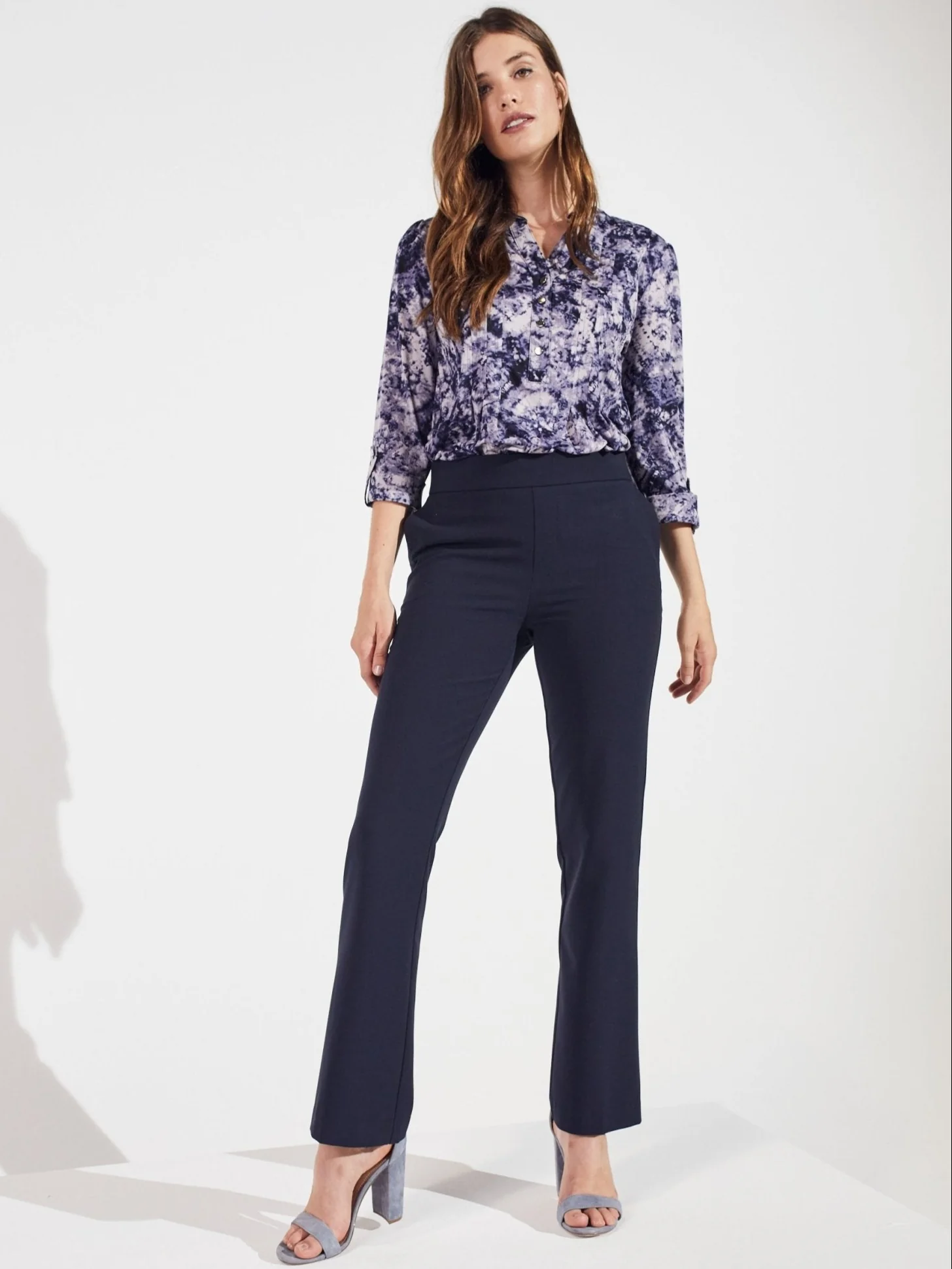 Roz & Ali™ Secret Agent Slight Bootcut Pants - Petite - Image 10