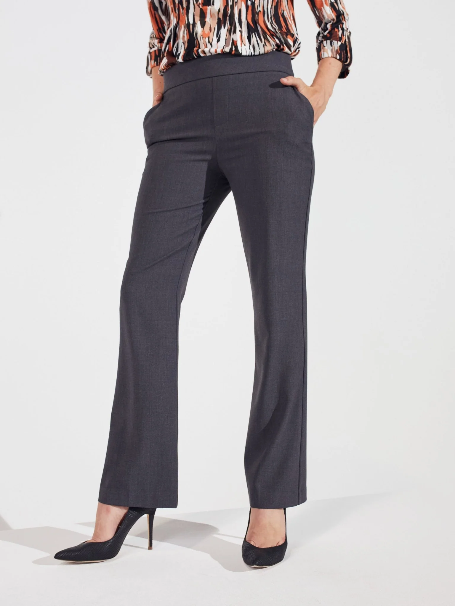 Roz & Ali™ Secret Agent Slight Bootcut Pants - Petite - Image 17