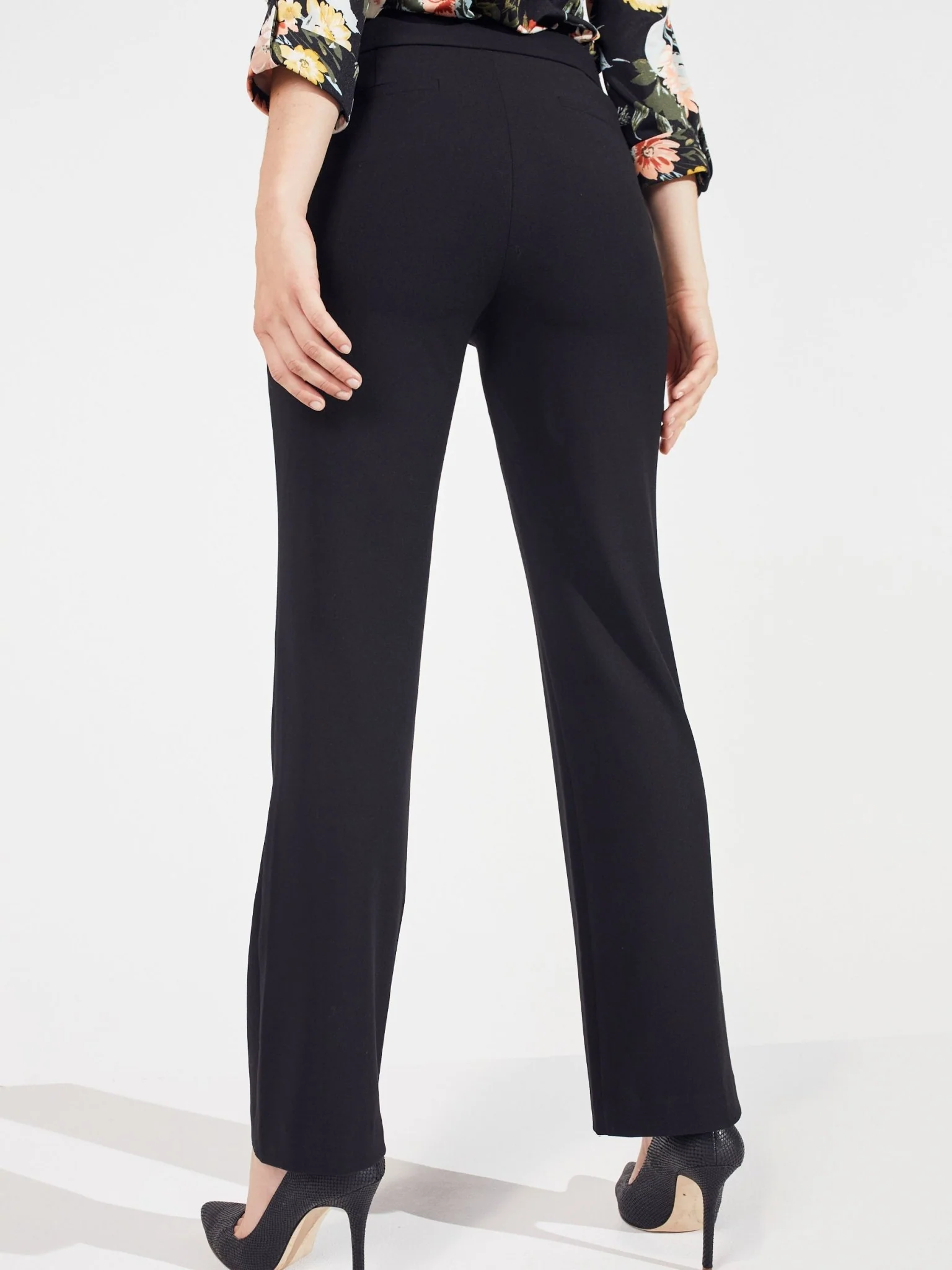 Roz & Ali™ Secret Agent Slight Bootcut Pants - Petite - Image 3