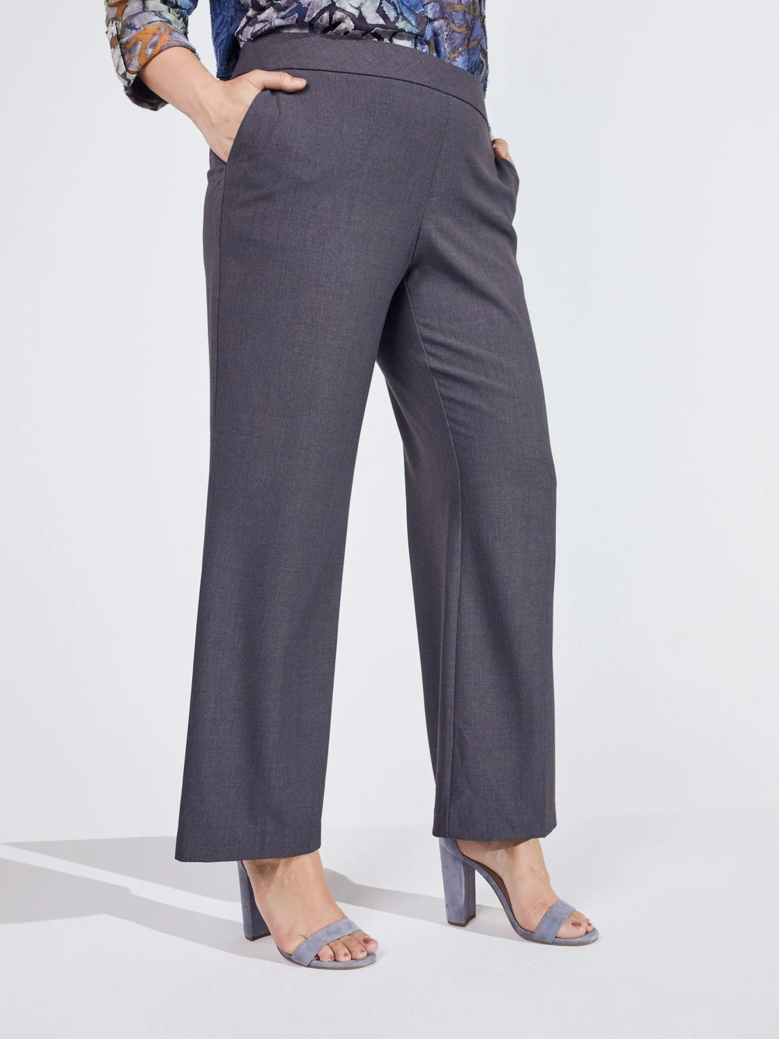 Roz & Ali™ Secret Agent Slight Tummy Control Bootcut Pants - Plus - Image 11