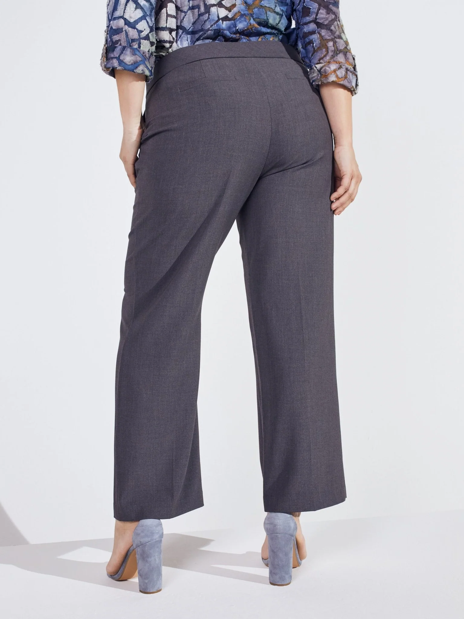 Roz & Ali™ Secret Agent Slight Tummy Control Bootcut Pants - Plus - Image 7