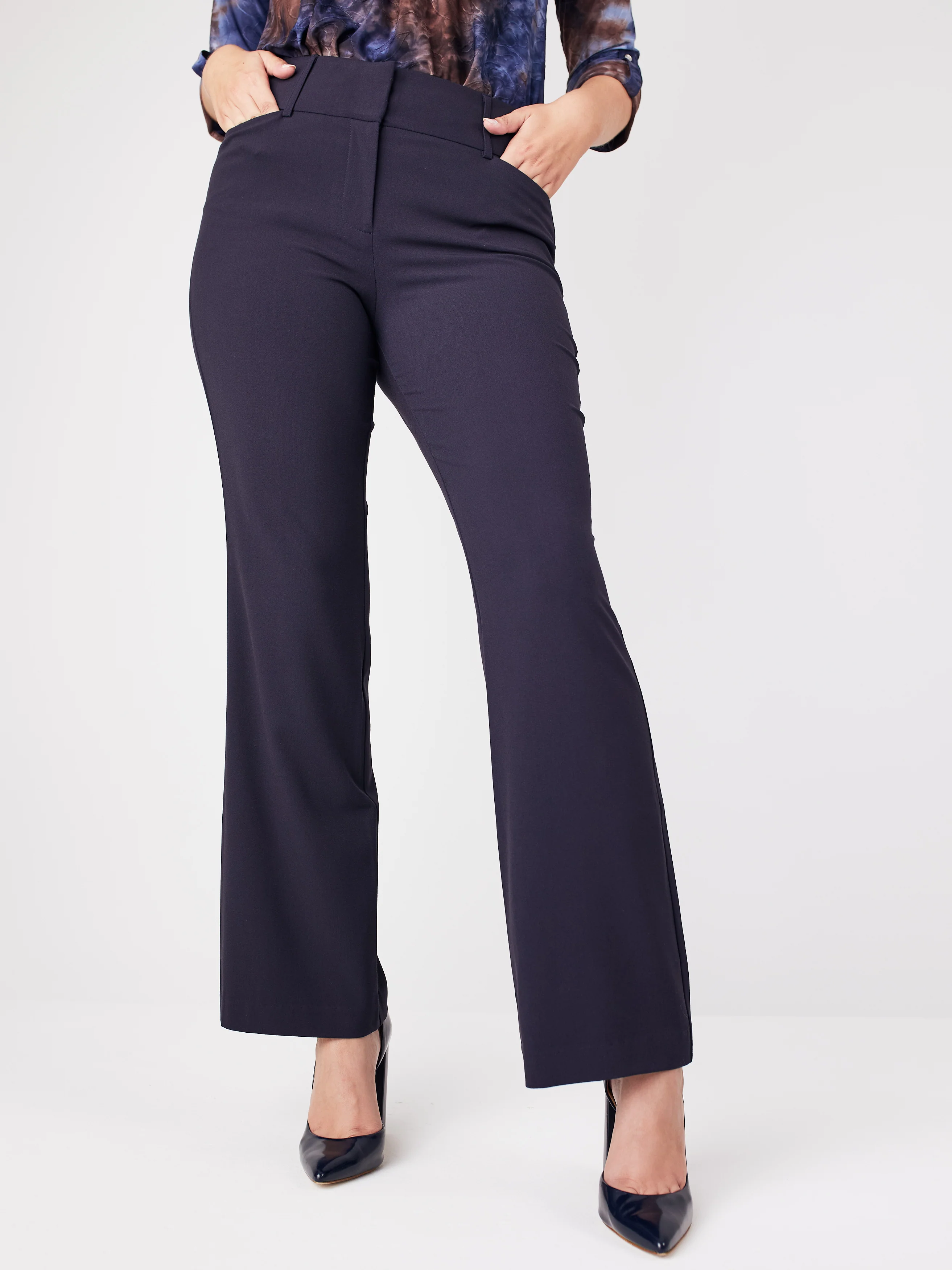 Roz & Ali™ Secret Agent Tummy Control Trouser Leg -  Plus - Short Length - Image 7