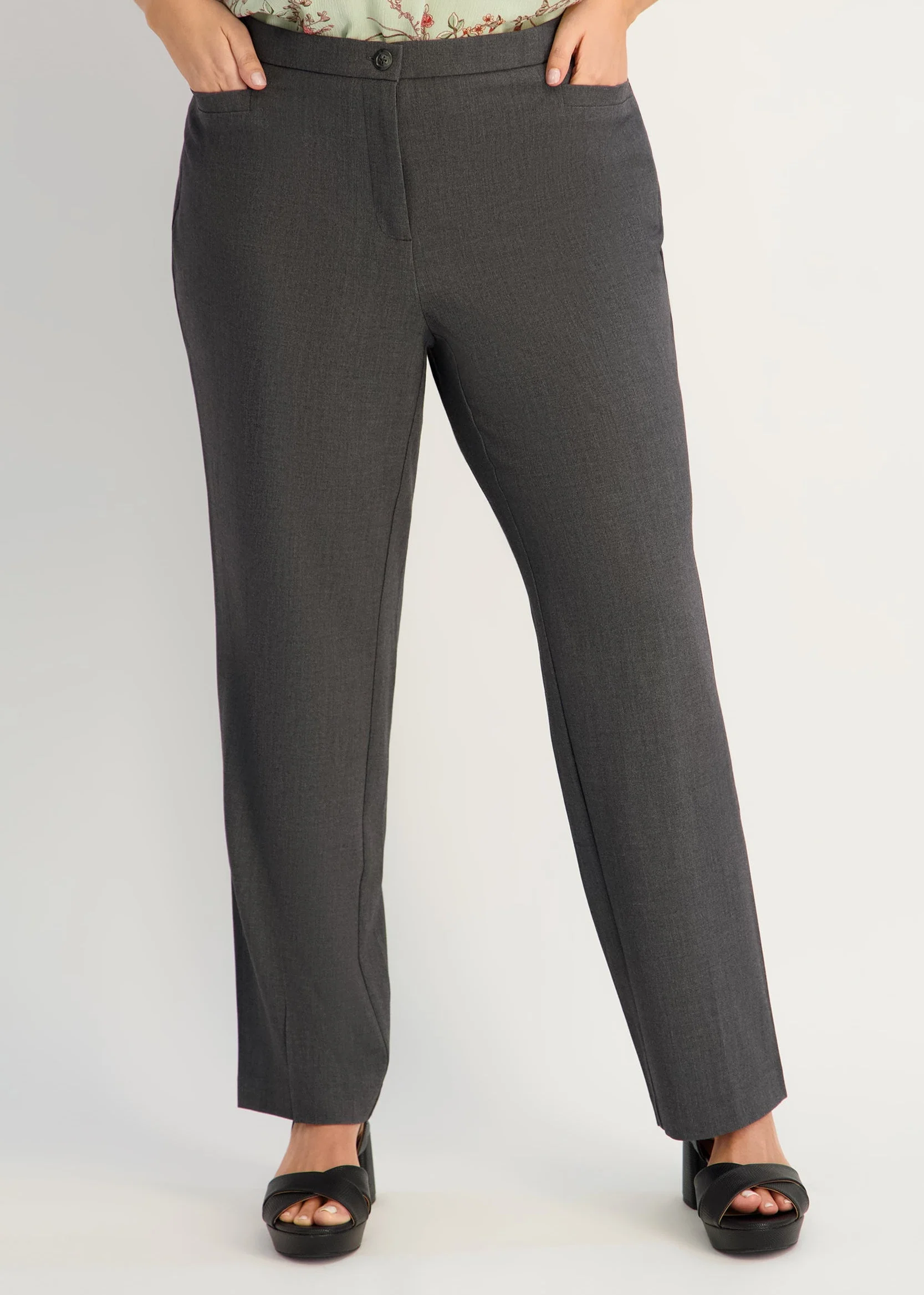 Roz & Ali™ Secret Agent Tummy Control Trouser Leg - Plus - Image 3