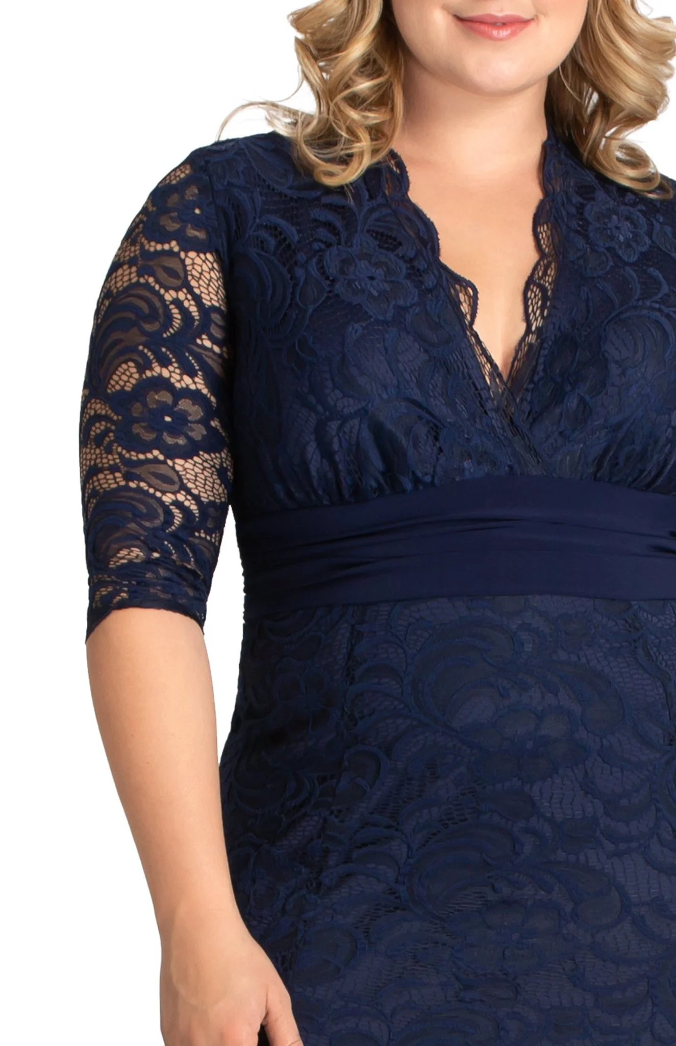 Screen Siren Lace Evening Gown - Plus - Image 3