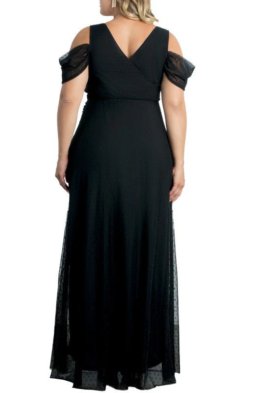 Seraphina Mesh Evening Gown - Plus - Image 2