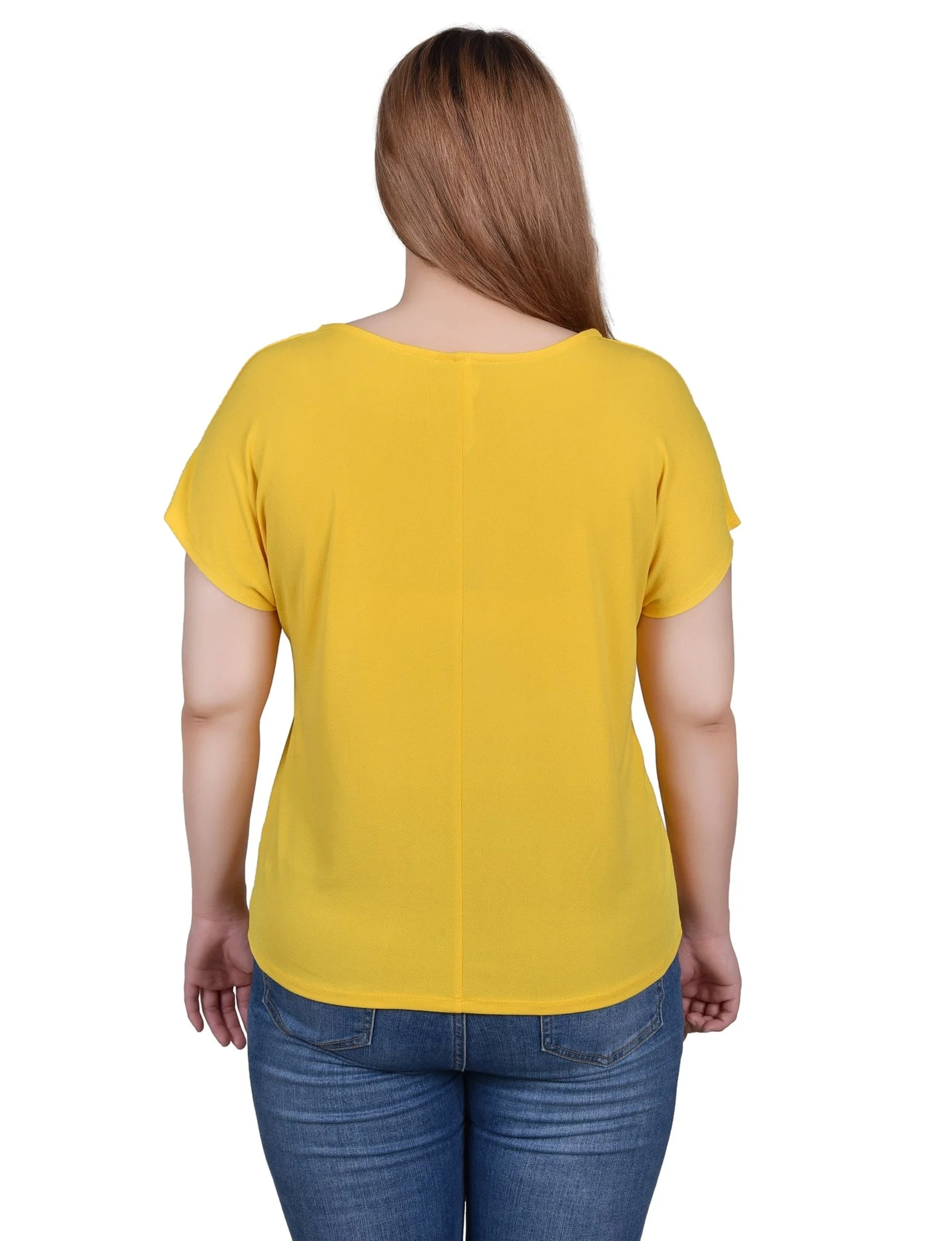 Short Sleeve Extended Sleeve Tunic Top - Image 16