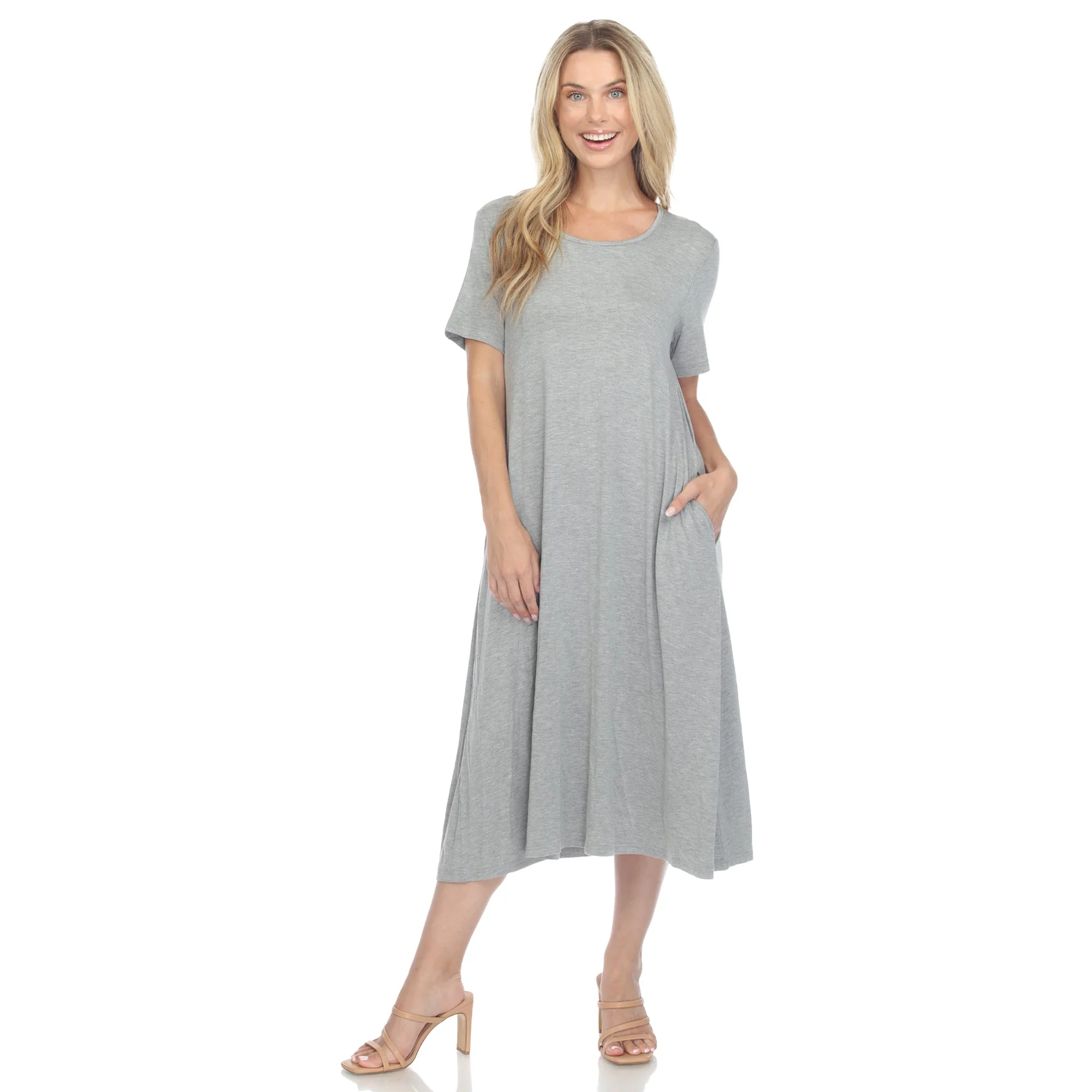 Short Sleeve Midi Dress - Image 16