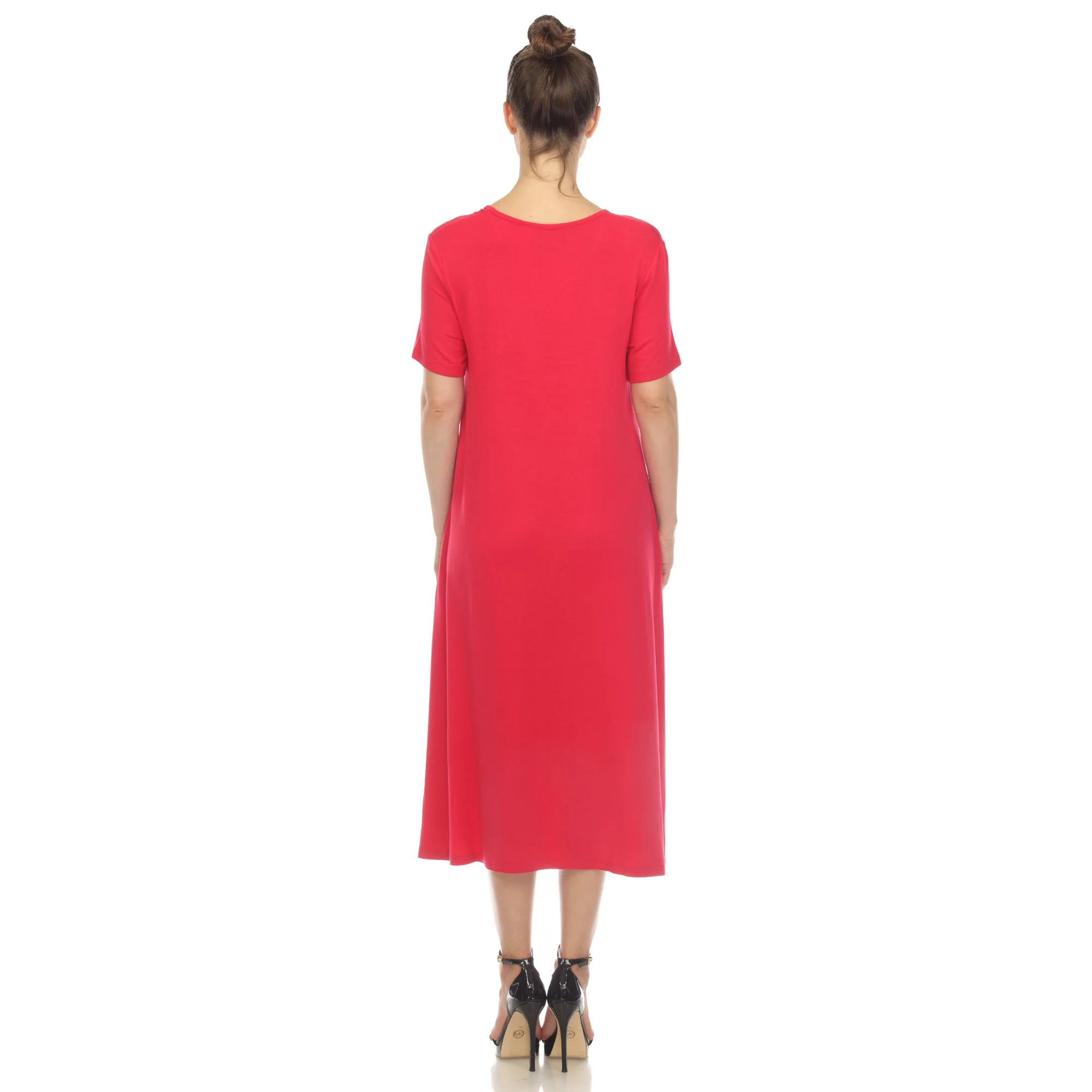 Short Sleeve Midi Dress - Image 23