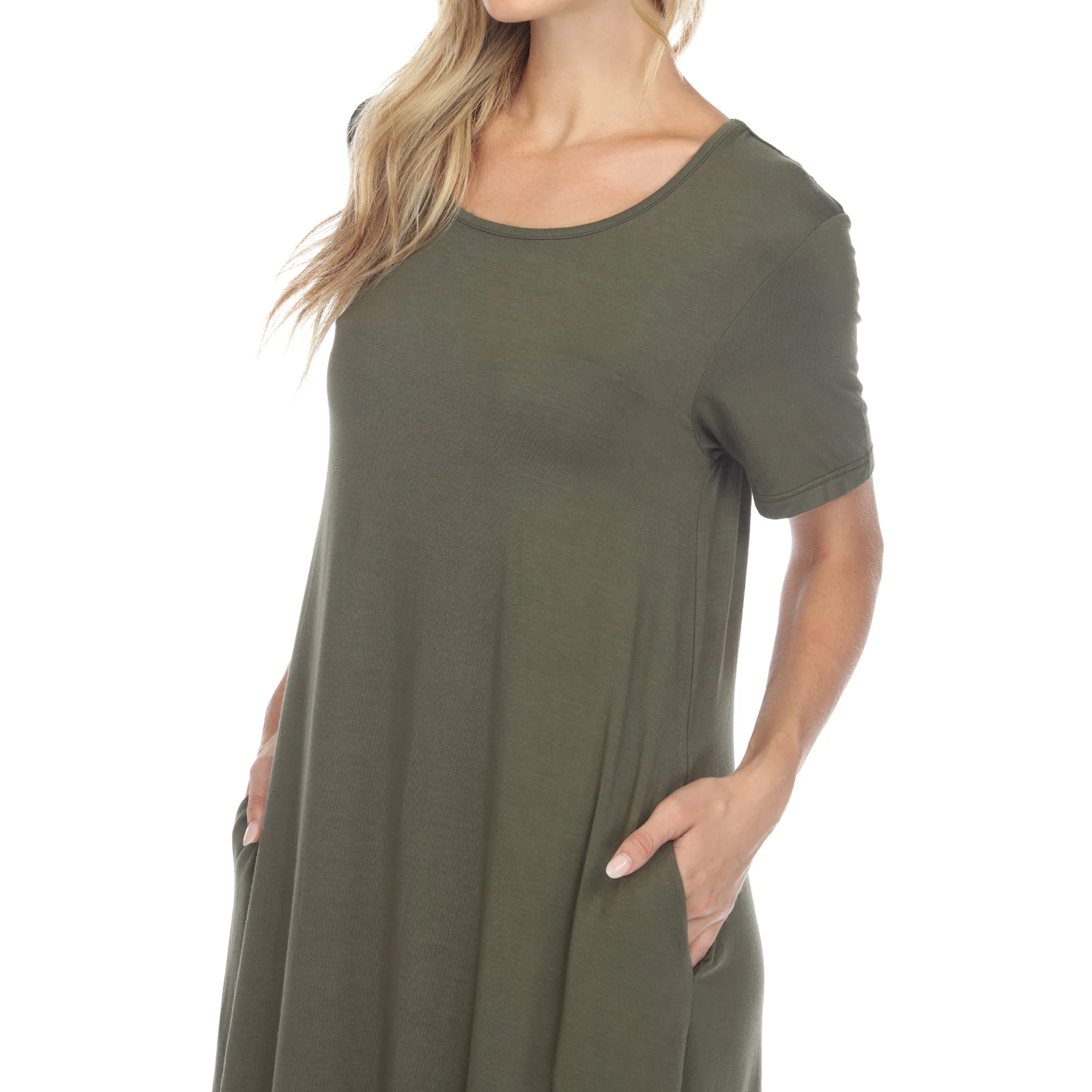 Short Sleeve Midi Dress - Image 29