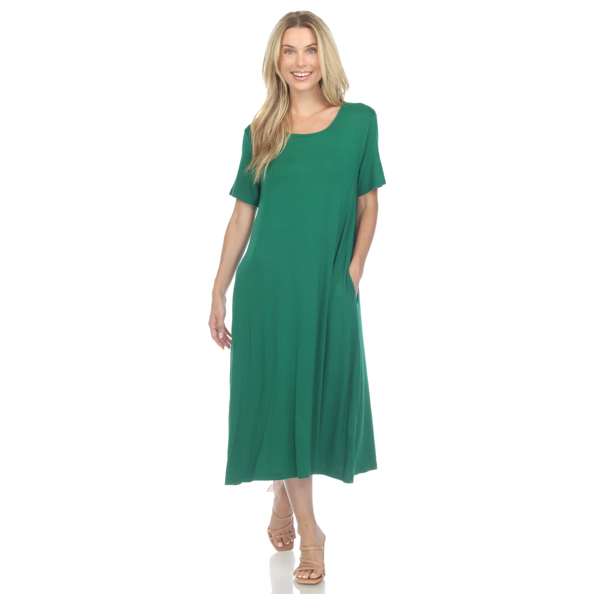 Short Sleeve Midi Dress - Image 4
