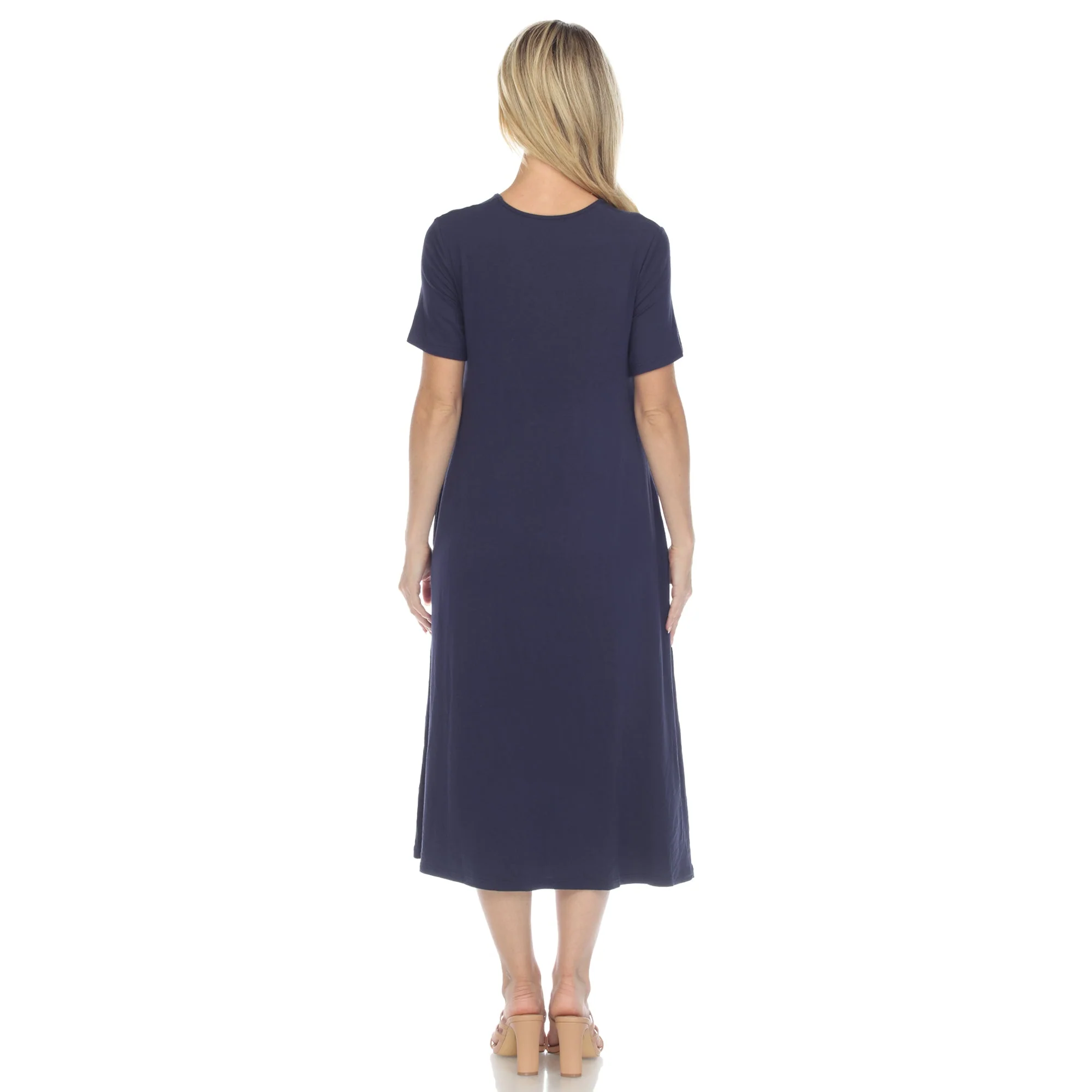 Short Sleeve Midi Dress - Image 9