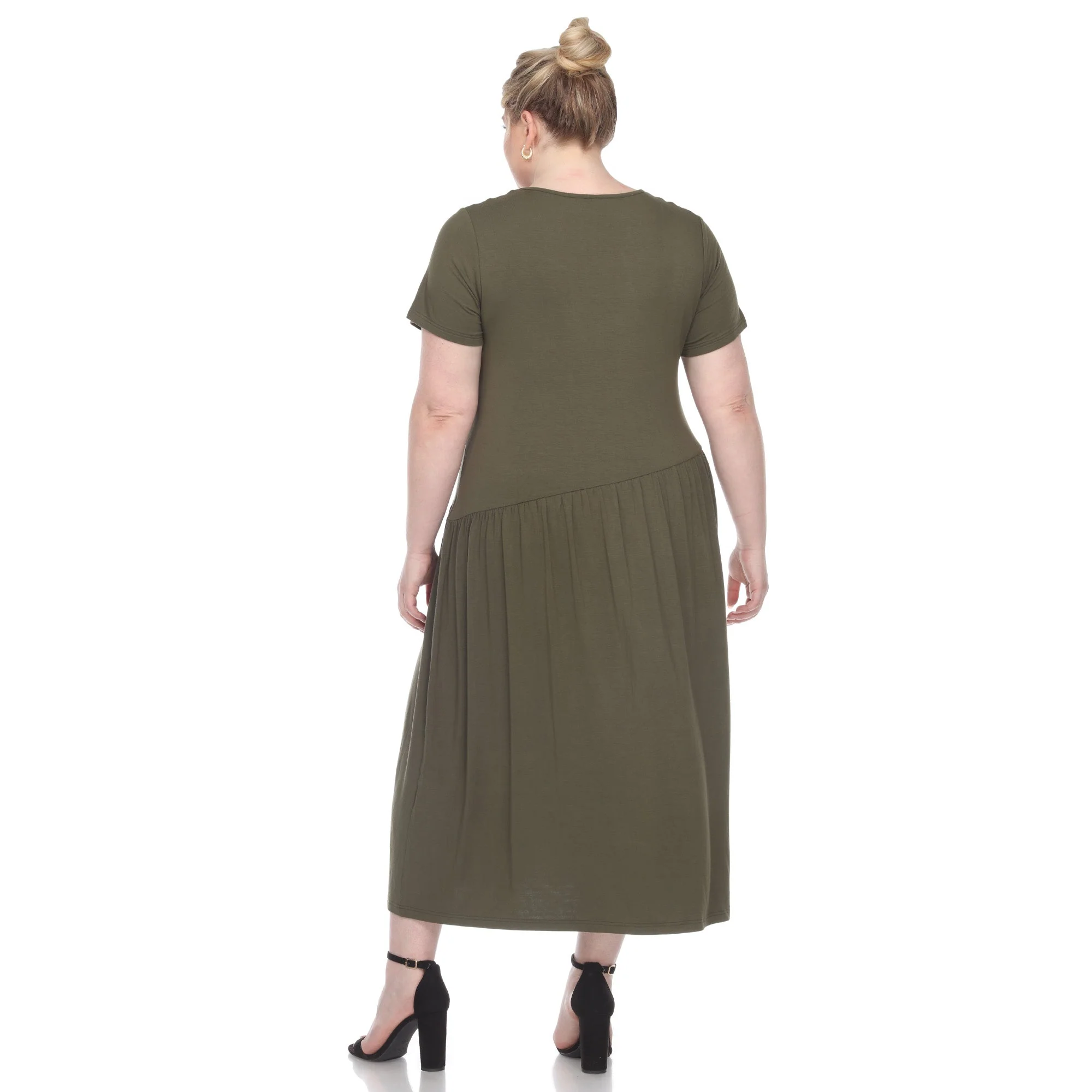 Short Sleeves Maxi Dress - Plus - Image 19