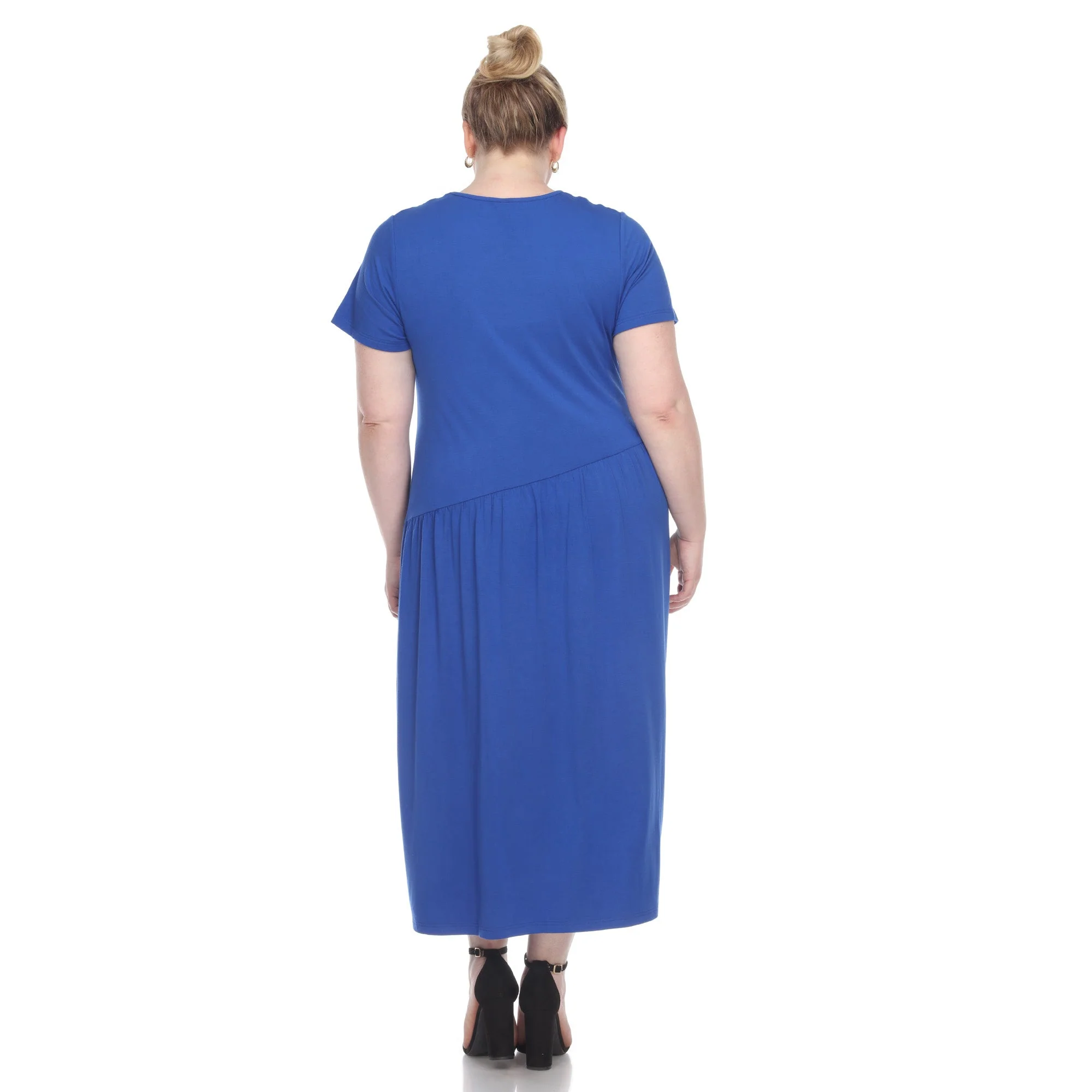 Short Sleeves Maxi Dress - Plus - Image 4