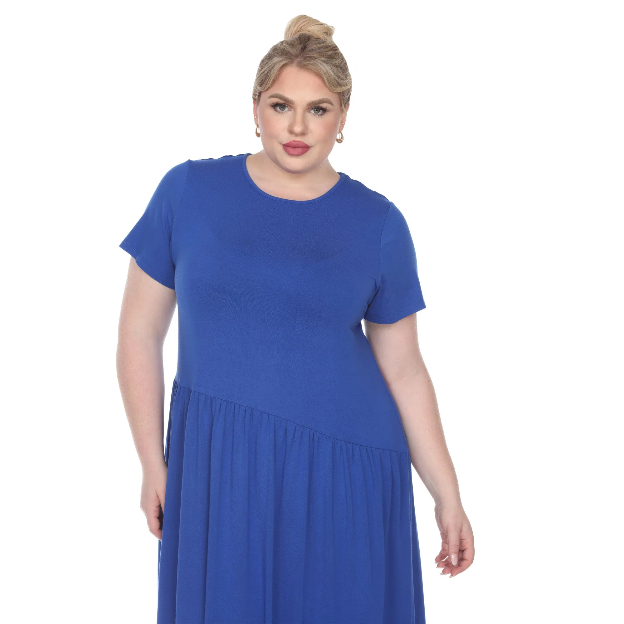 Short Sleeves Maxi Dress - Plus - Image 5